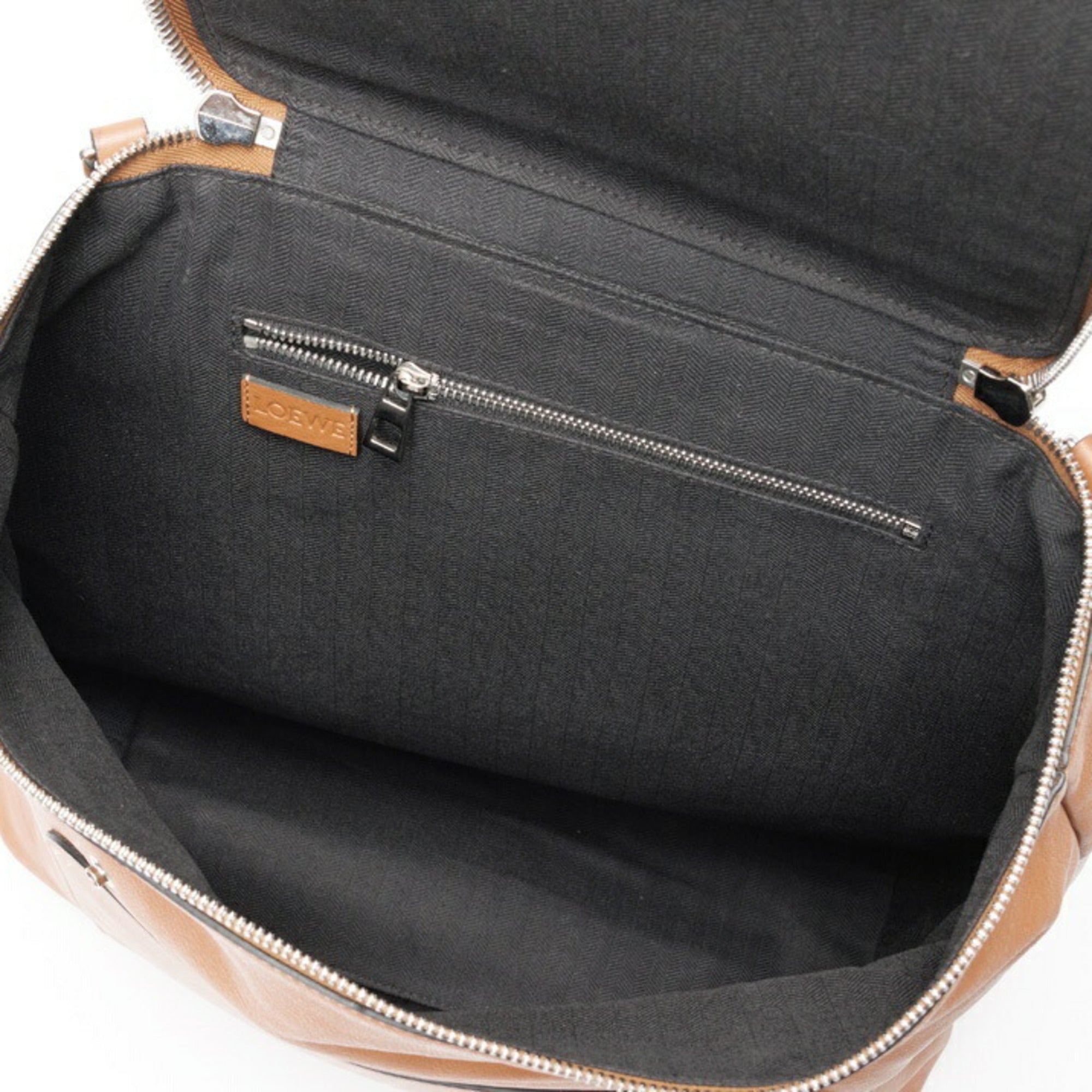 Loewe Brown Leather Backpack (Pre-Owned)