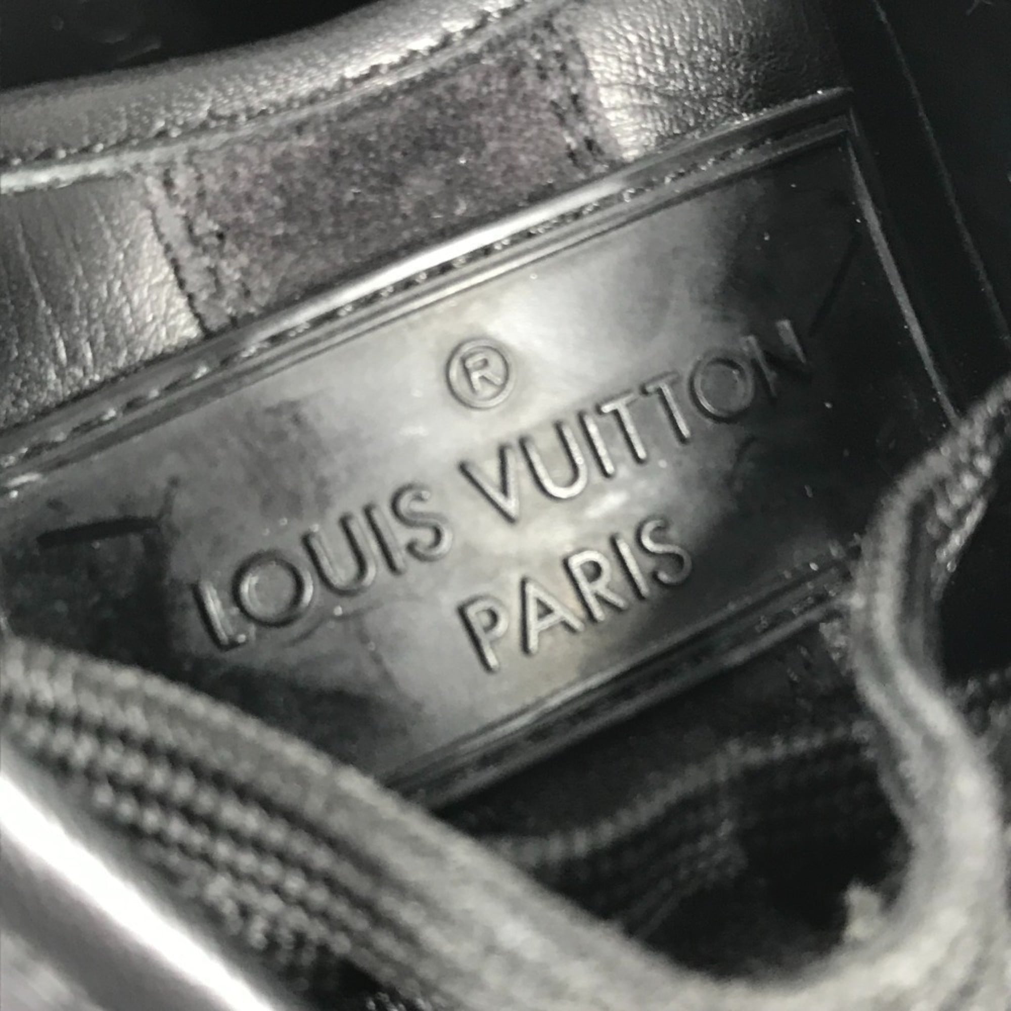 Louis Vuitton Black Blue Sneakers (Pre-Owned)