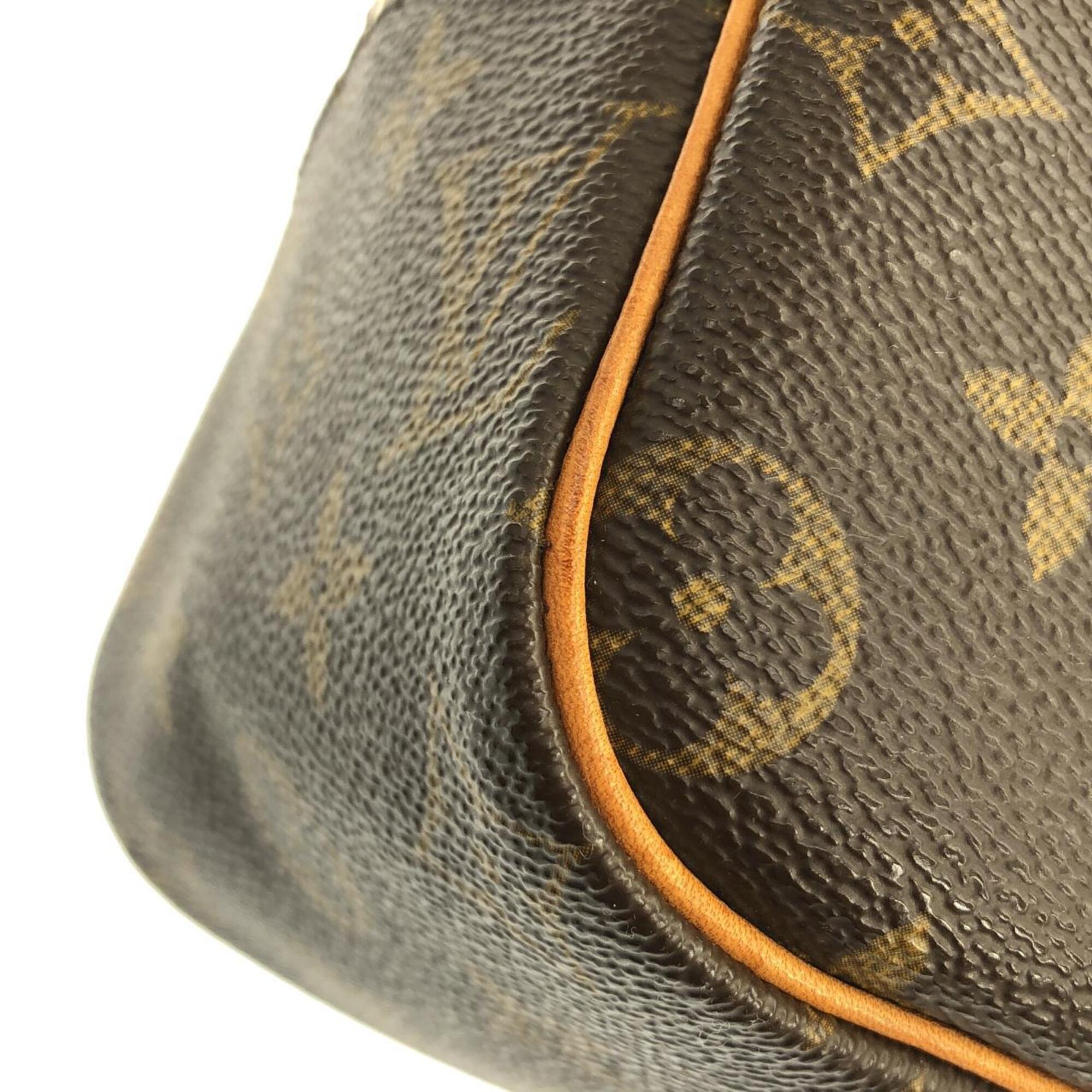 Louis Vuitton Monogram Marron Coated Canvas Shoulder Bag (Pre-Owned)