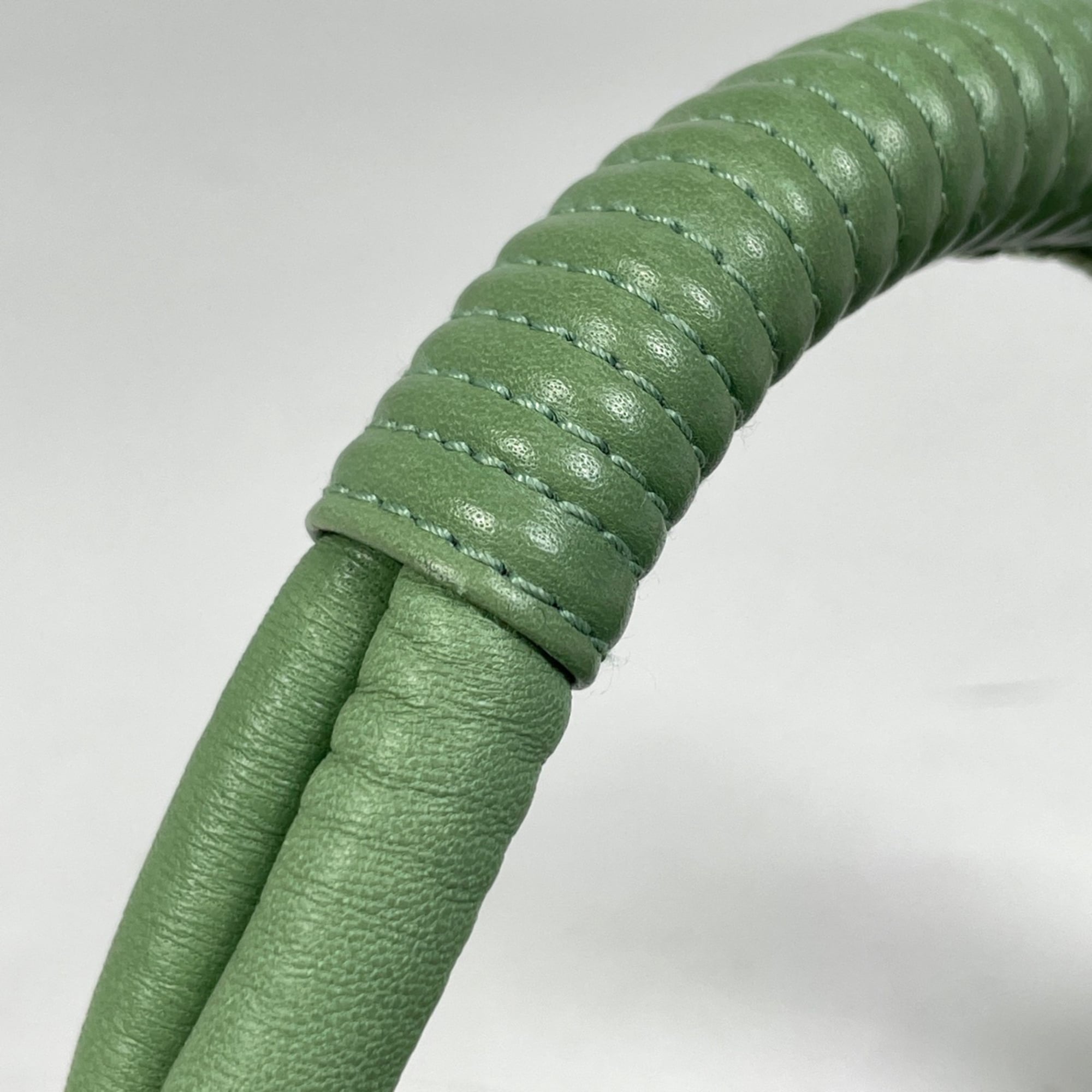 Loewe Nappa Aire Green Leather Handbag (Pre-Owned)