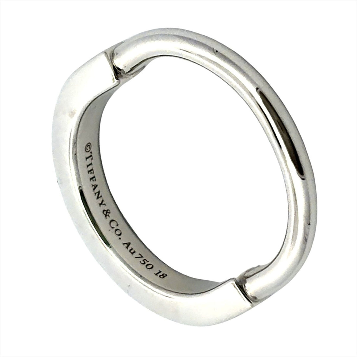 Tiffany White Gold White Gold (18K) Band Ring (Pre-Owned)