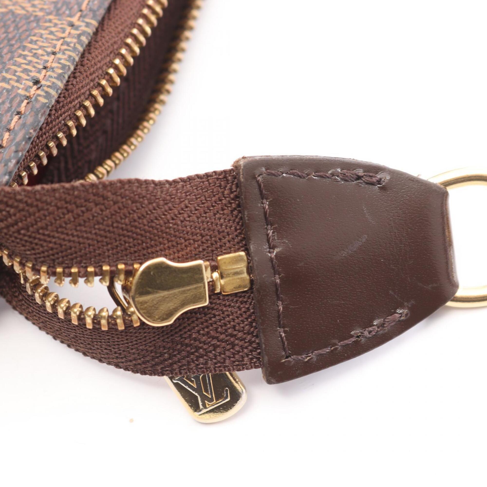 Louis Vuitton Brown Coated Canvas Leather Handbag (Pre-Owned)
