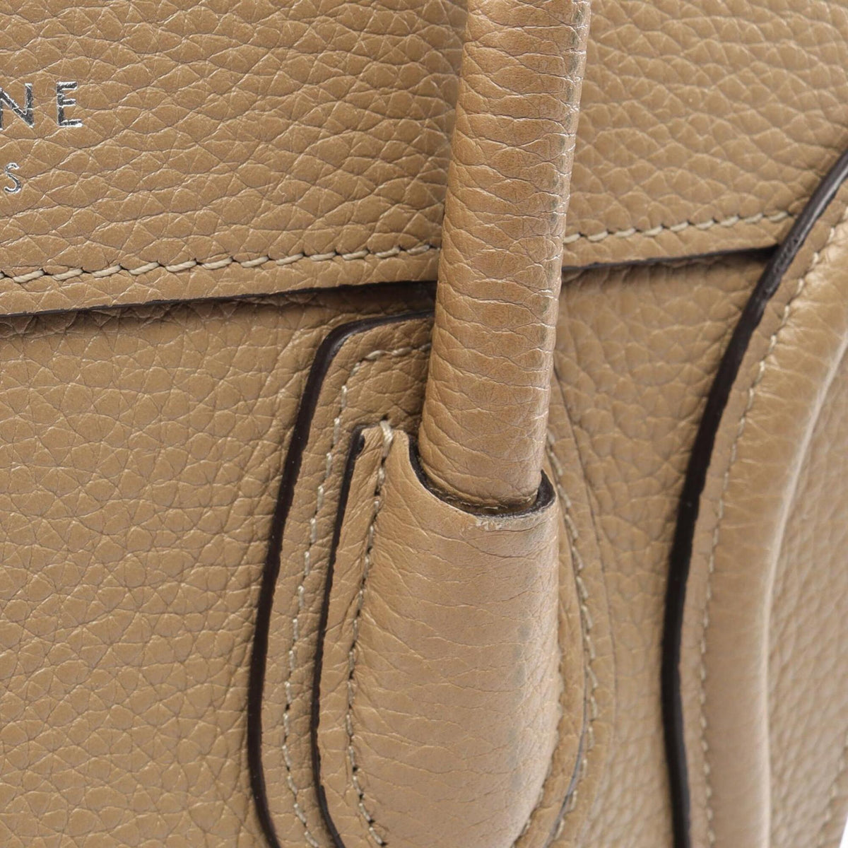 Celine Beige Leather Handbag (Pre-Owned)