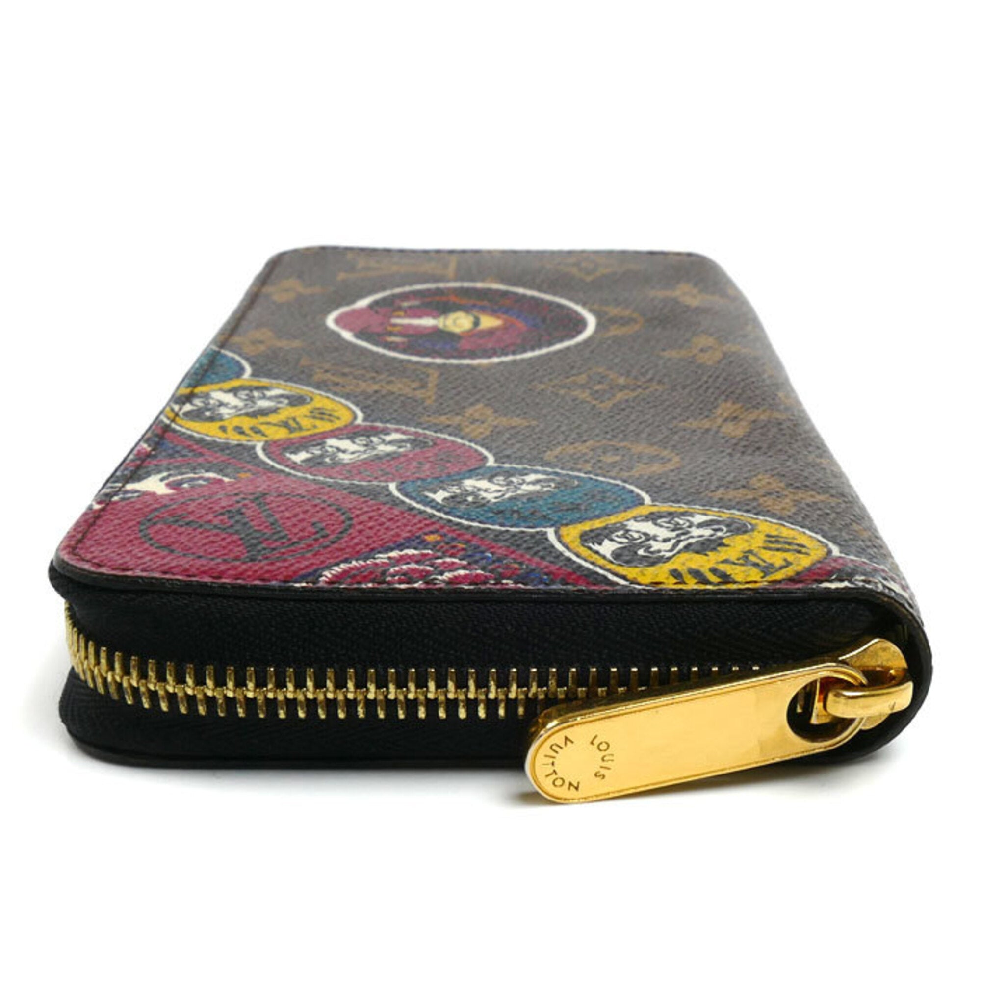 Louis Vuitton Brown Multi-Color Monogram Long Wallet (Bi-Fold) (Pre-Owned)