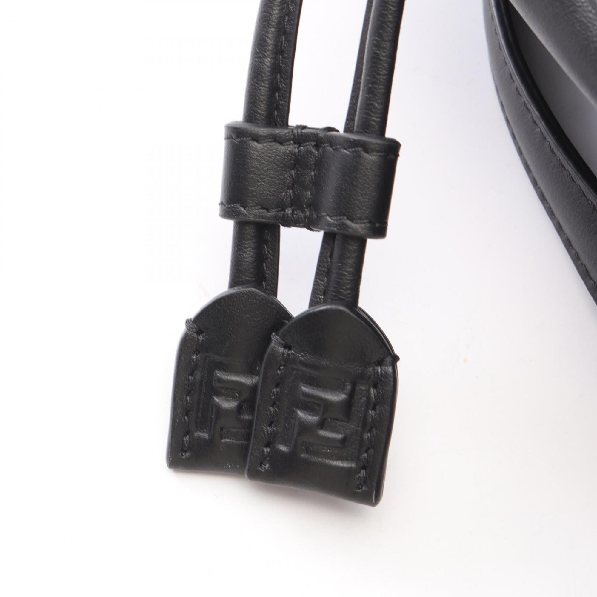 Fendi Black Leather Backpack (Pre-Owned)