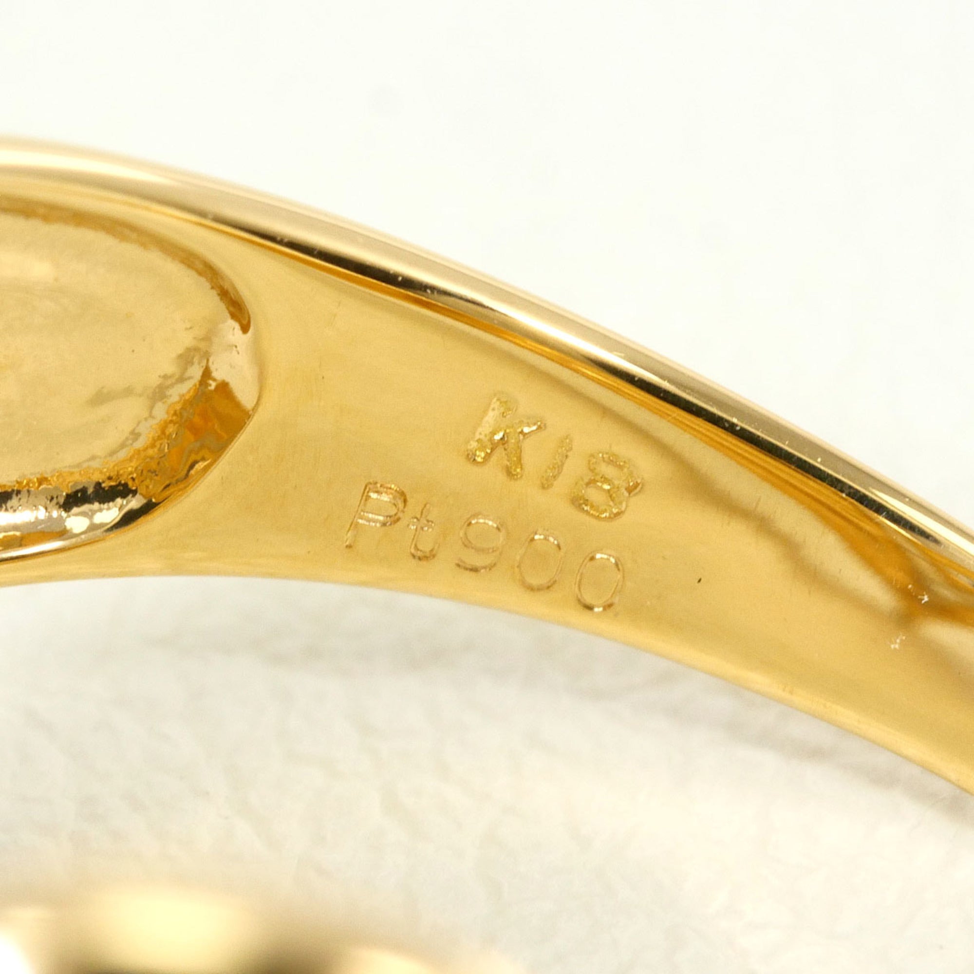 Unbranded Platinum Yellow Gold Yellow Gold (18K) Platinum 900 Band Ring (Pre-Owned)
