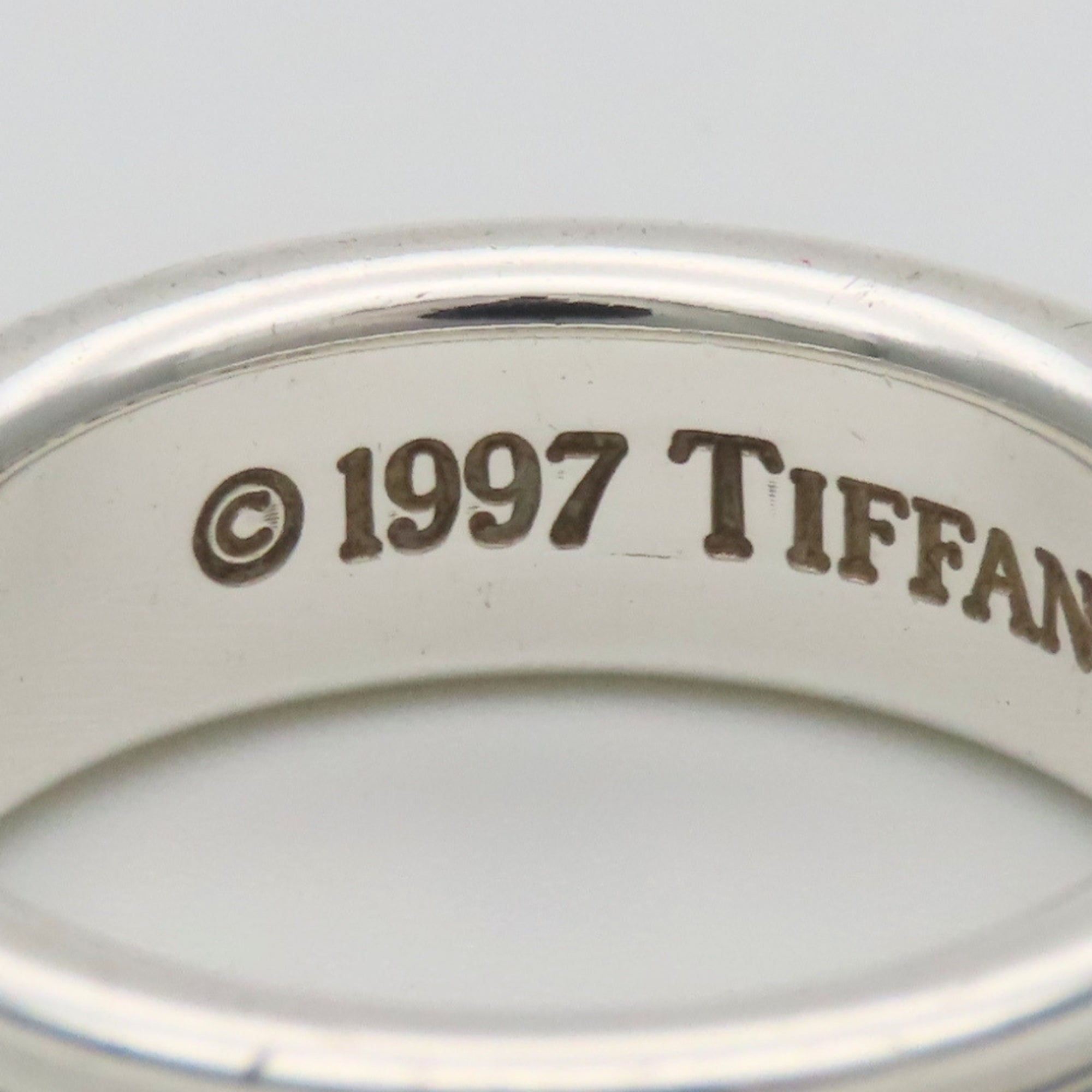 Tiffany Silver Silver 925 Band Ring (Pre-Owned)