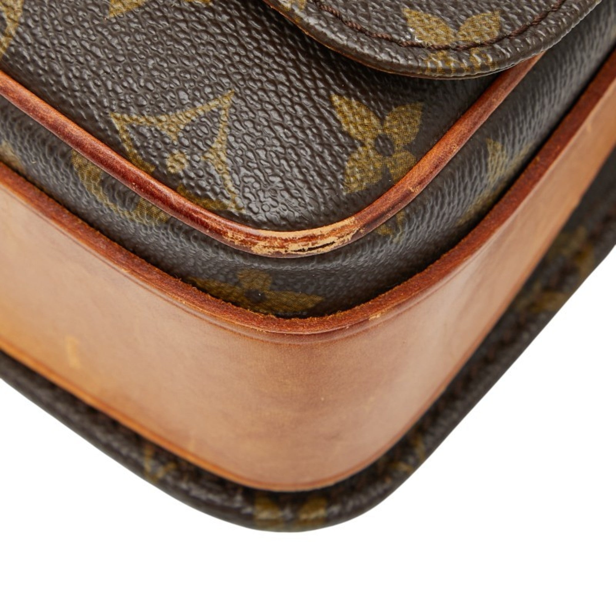 Louis Vuitton Brown Pvc Leather Shoulder Bag (Pre-Owned)
