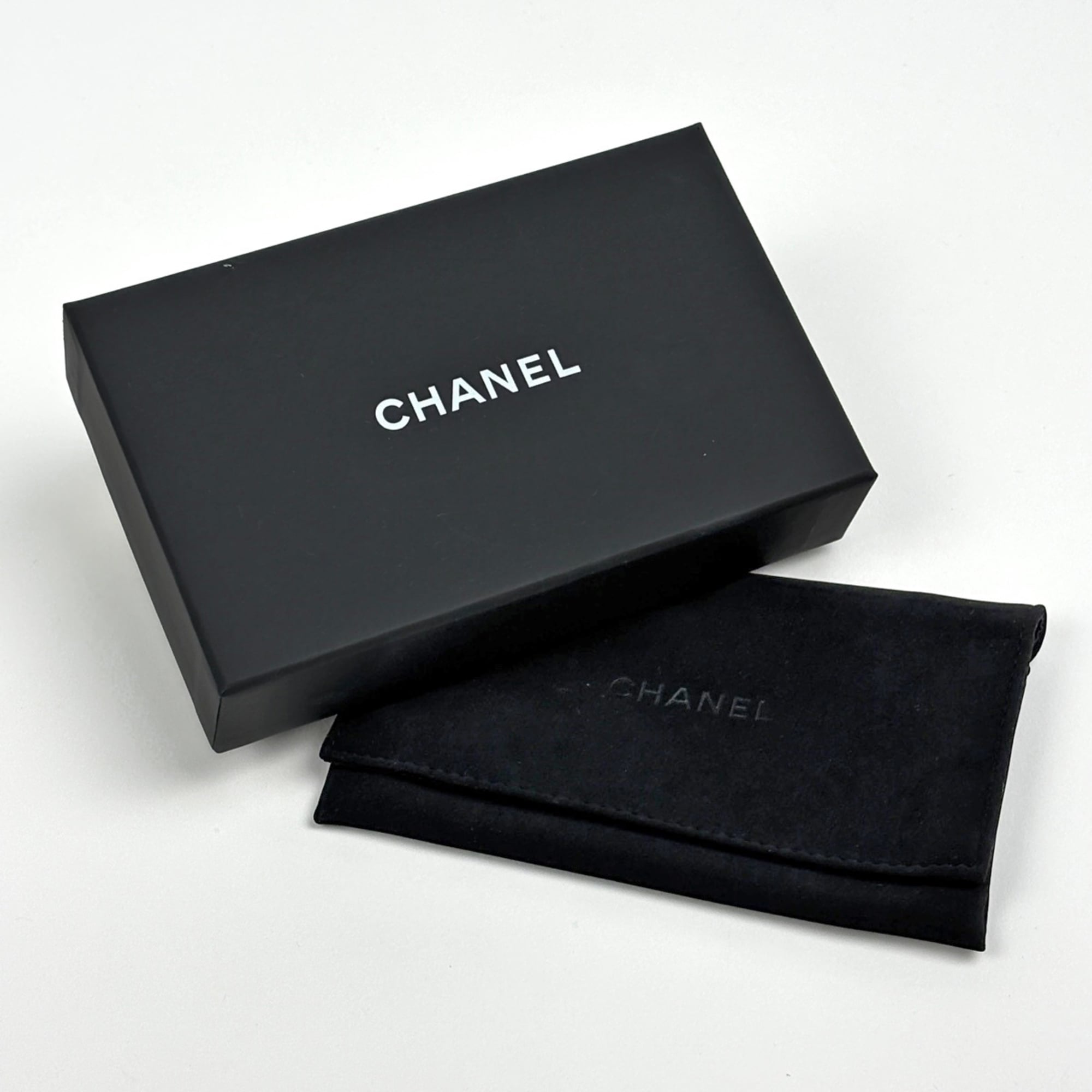 Chanel Blue Leather Coin Purse/Coin Case (Pre-Owned)