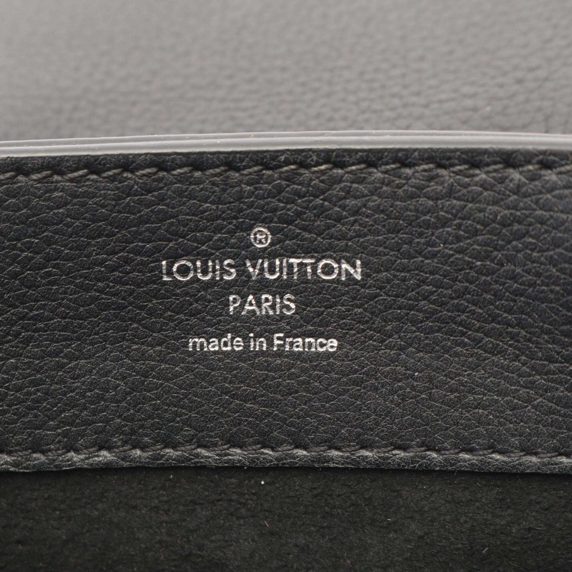 Louis Vuitton Black Leather Backpack (Pre-Owned)