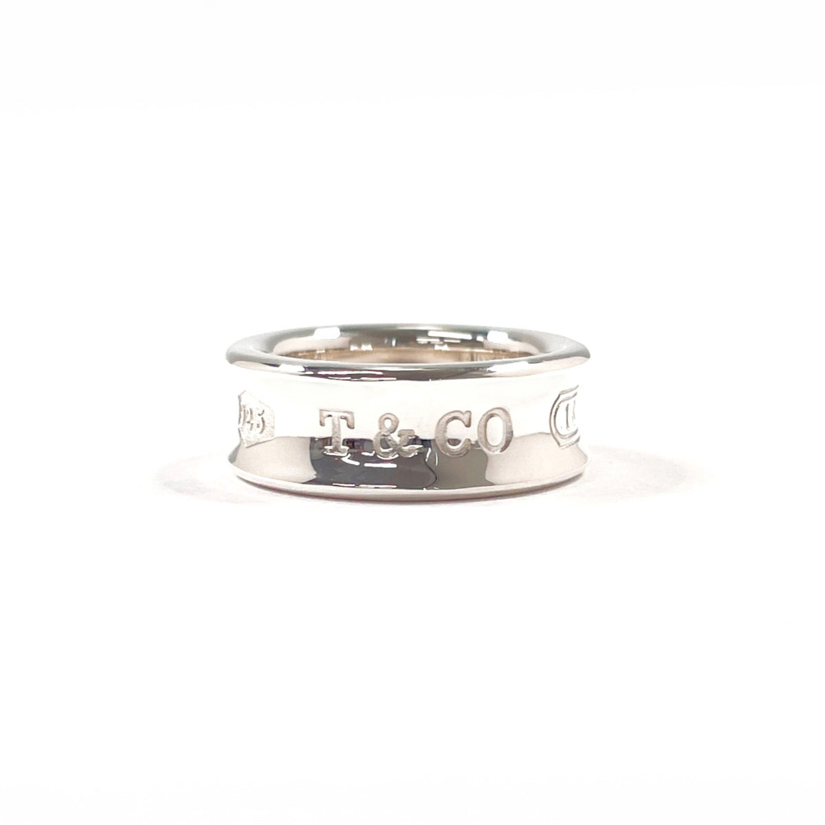 Tiffany Silver Silver 925 Band Ring (Pre-Owned)