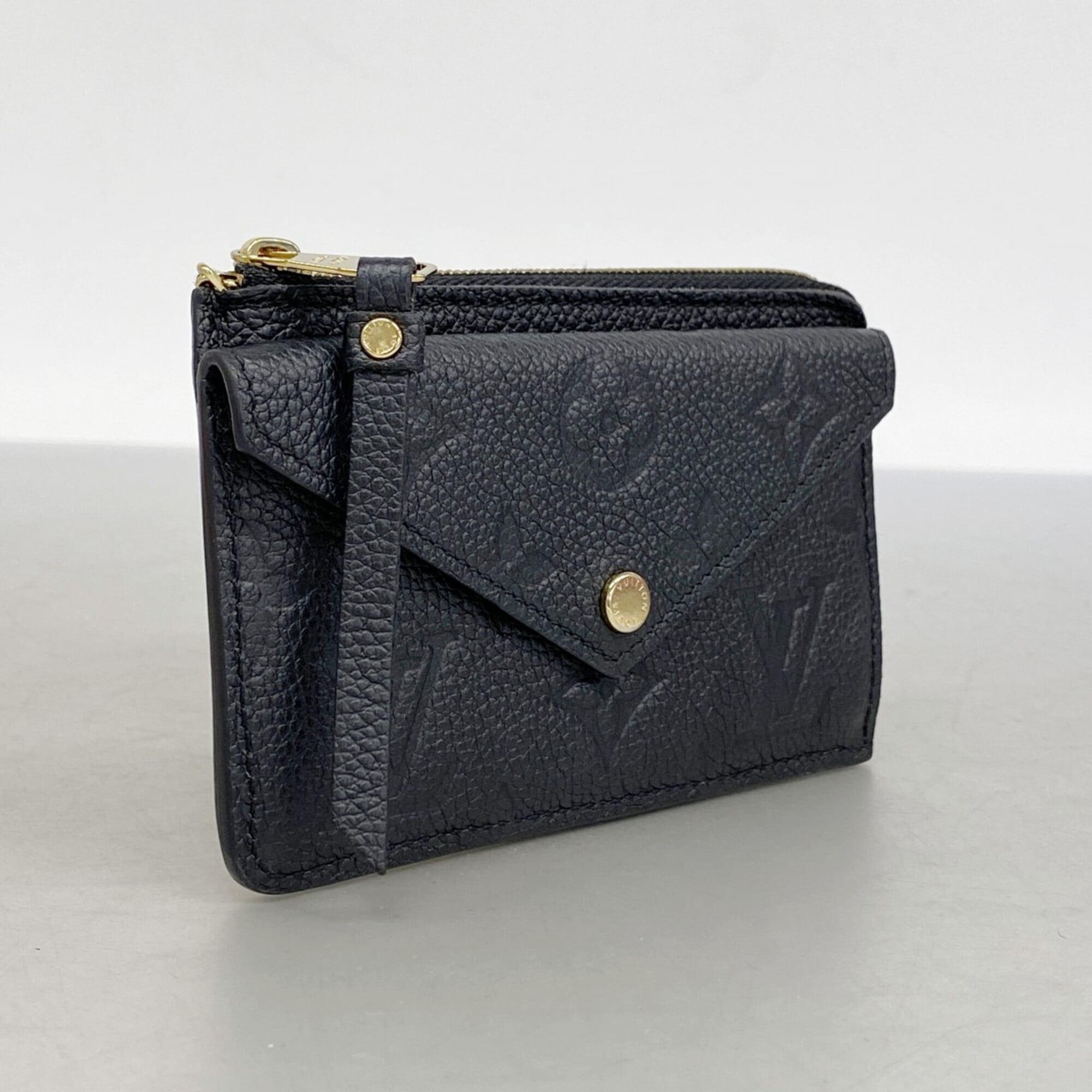 Louis Vuitton Noir Coin Purse/Coin Case (Pre-Owned)