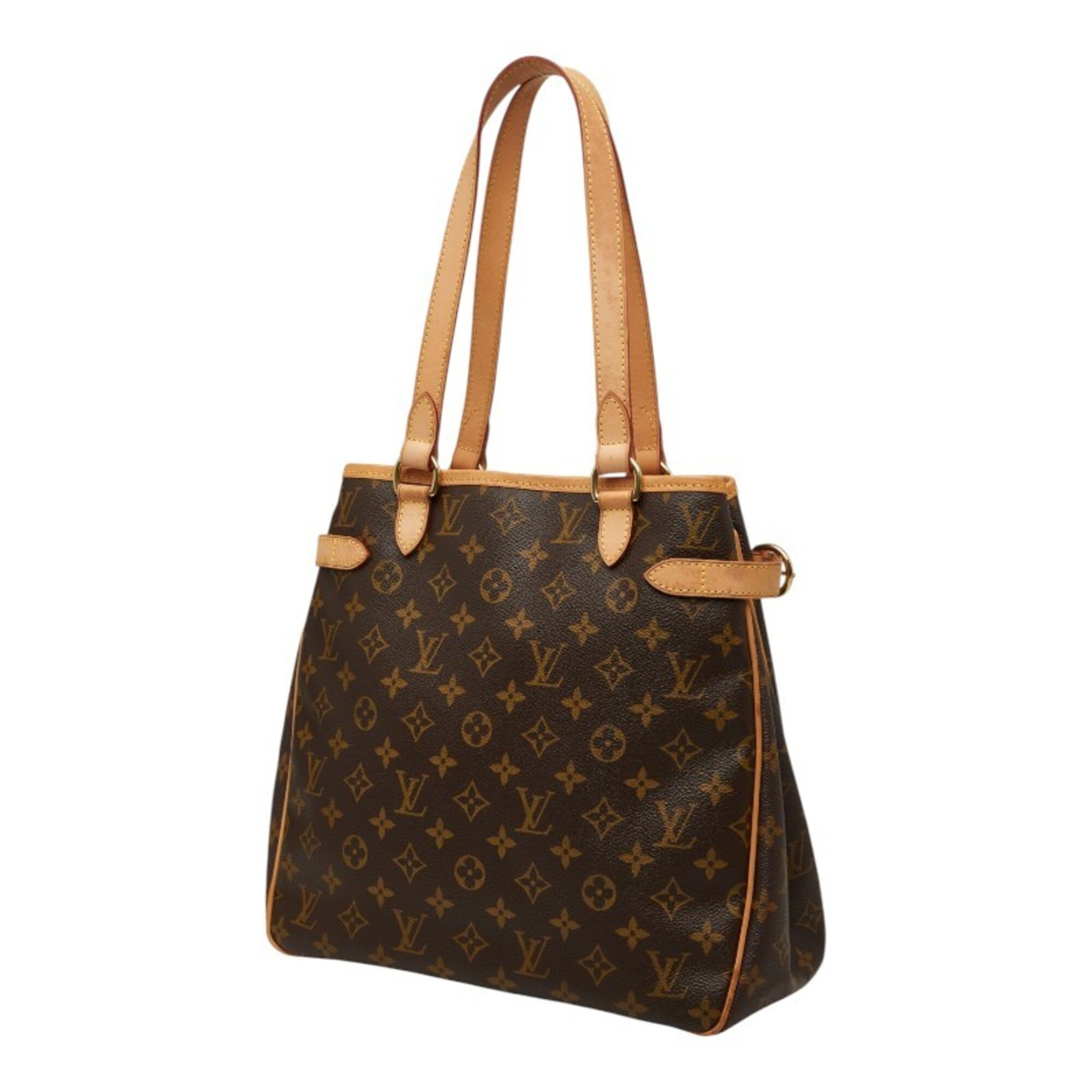 Louis Vuitton Brown Pvc Leather Shoulder Bag Tote Bag (Pre-Owned)