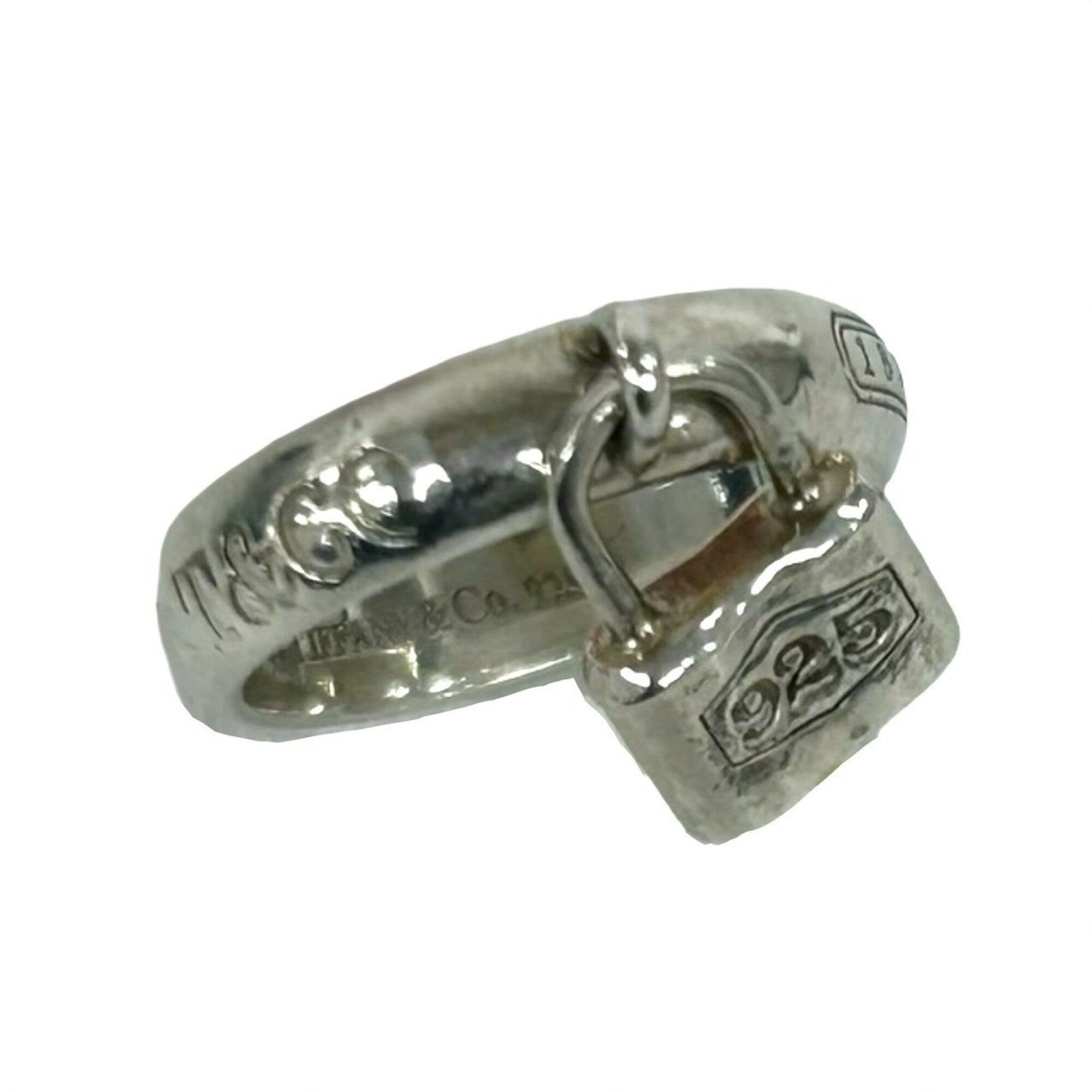 Tiffany Silver Silver 925 Band Ring (Pre-Owned)
