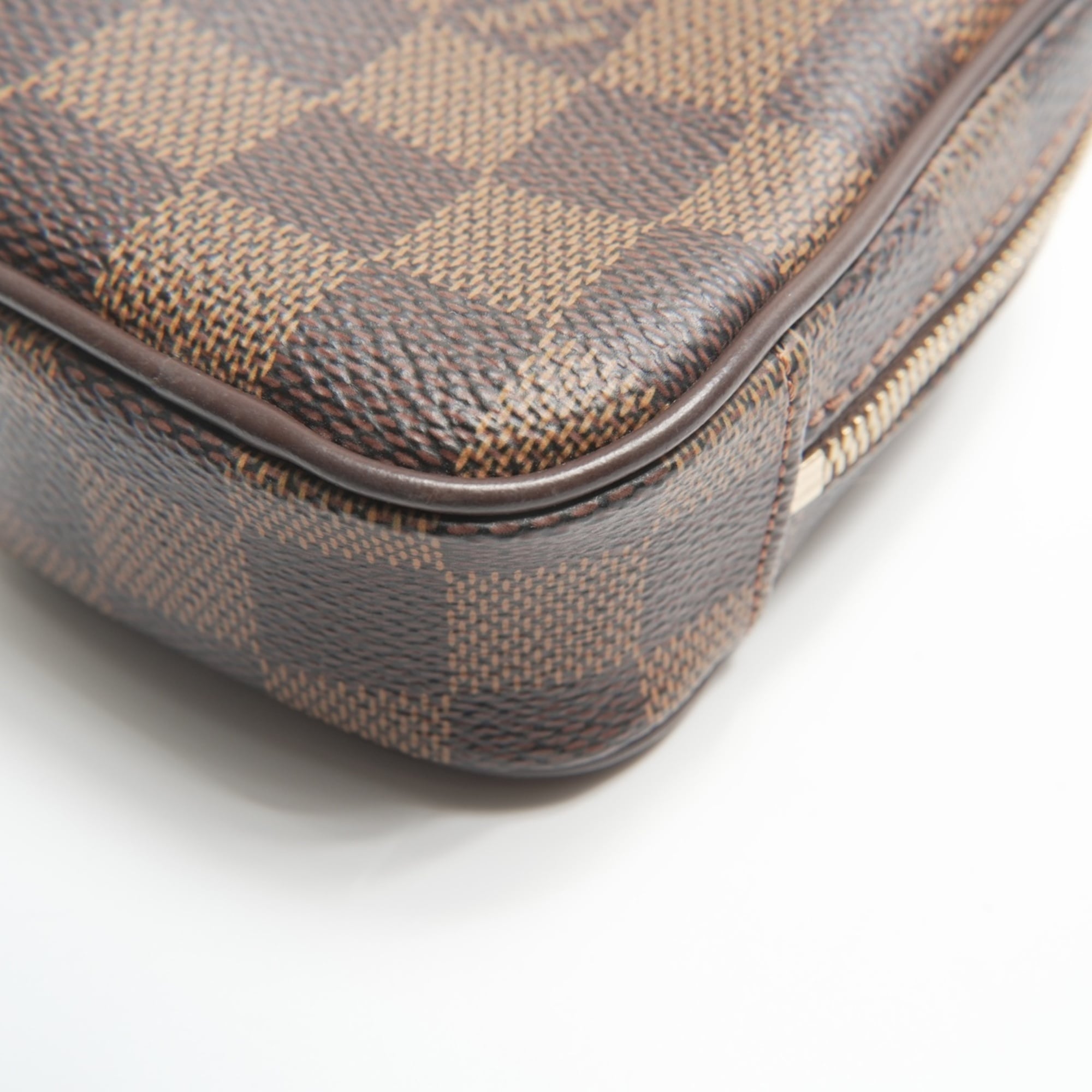 Louis Vuitton Damier Brown Damier Canvas Shoulder Bag (Pre-Owned)