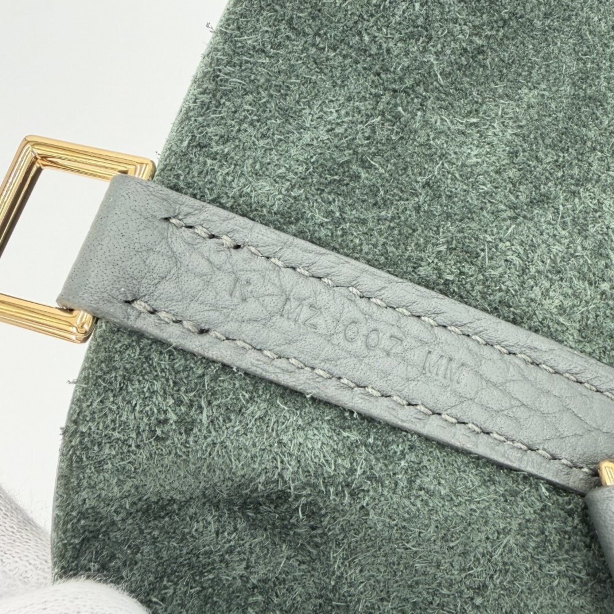 Hermes Green Taurillon Clemence Leather Handbag (Pre-Owned)