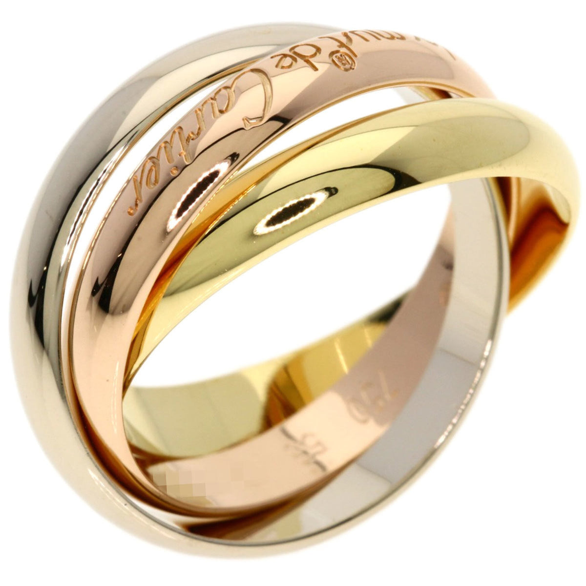 Cartier Yellow Gold (18K) Pink Gold (18K) White Gold (18K) Band Ring (Pre-Owned)
