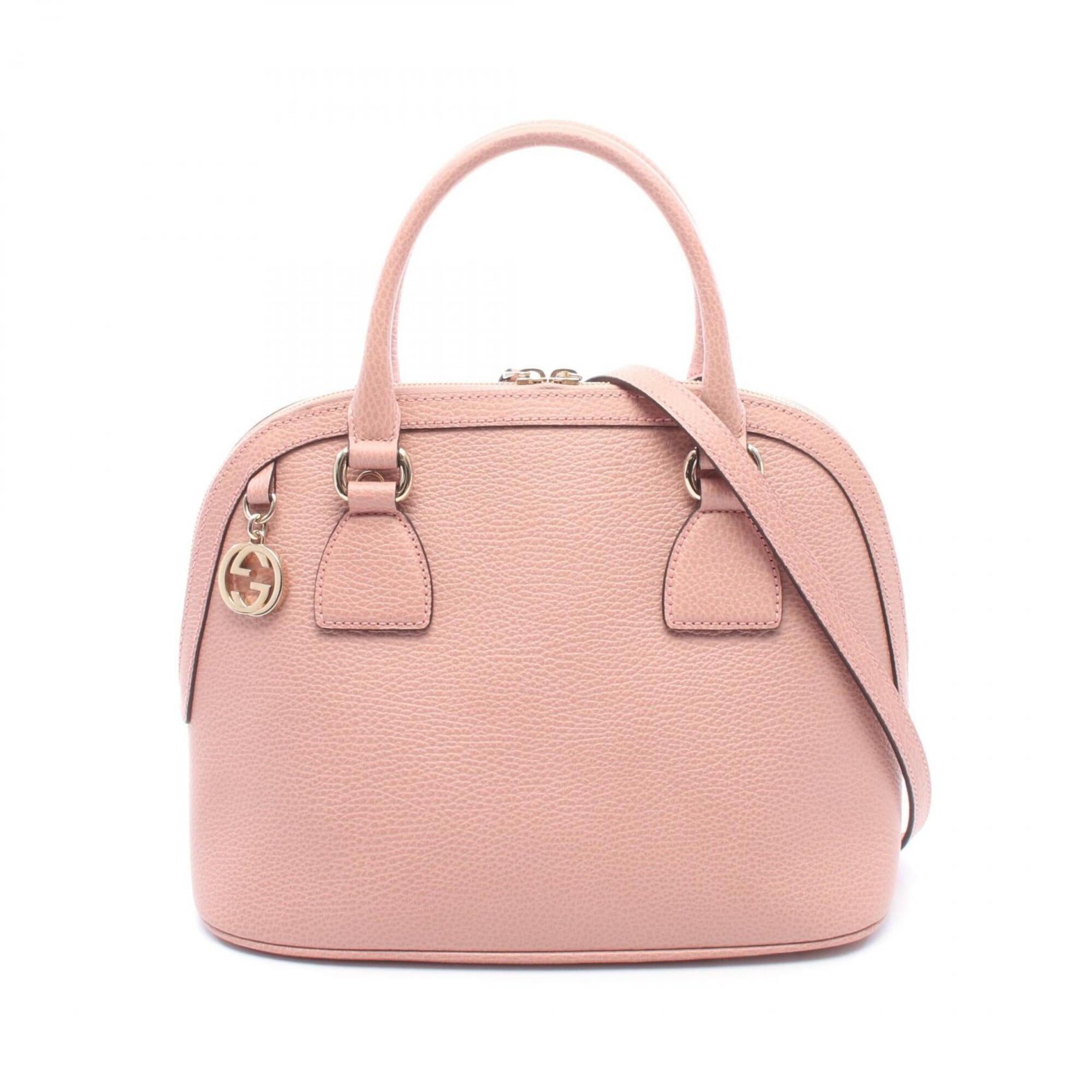 Gucci Pink Leather Handbag (Pre-Owned)