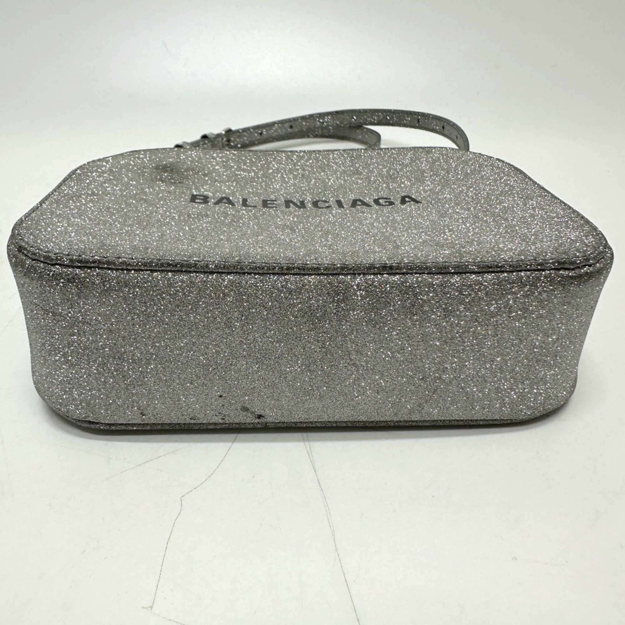 Balenciaga Silver Leather Shoulder Bag (Pre-Owned)