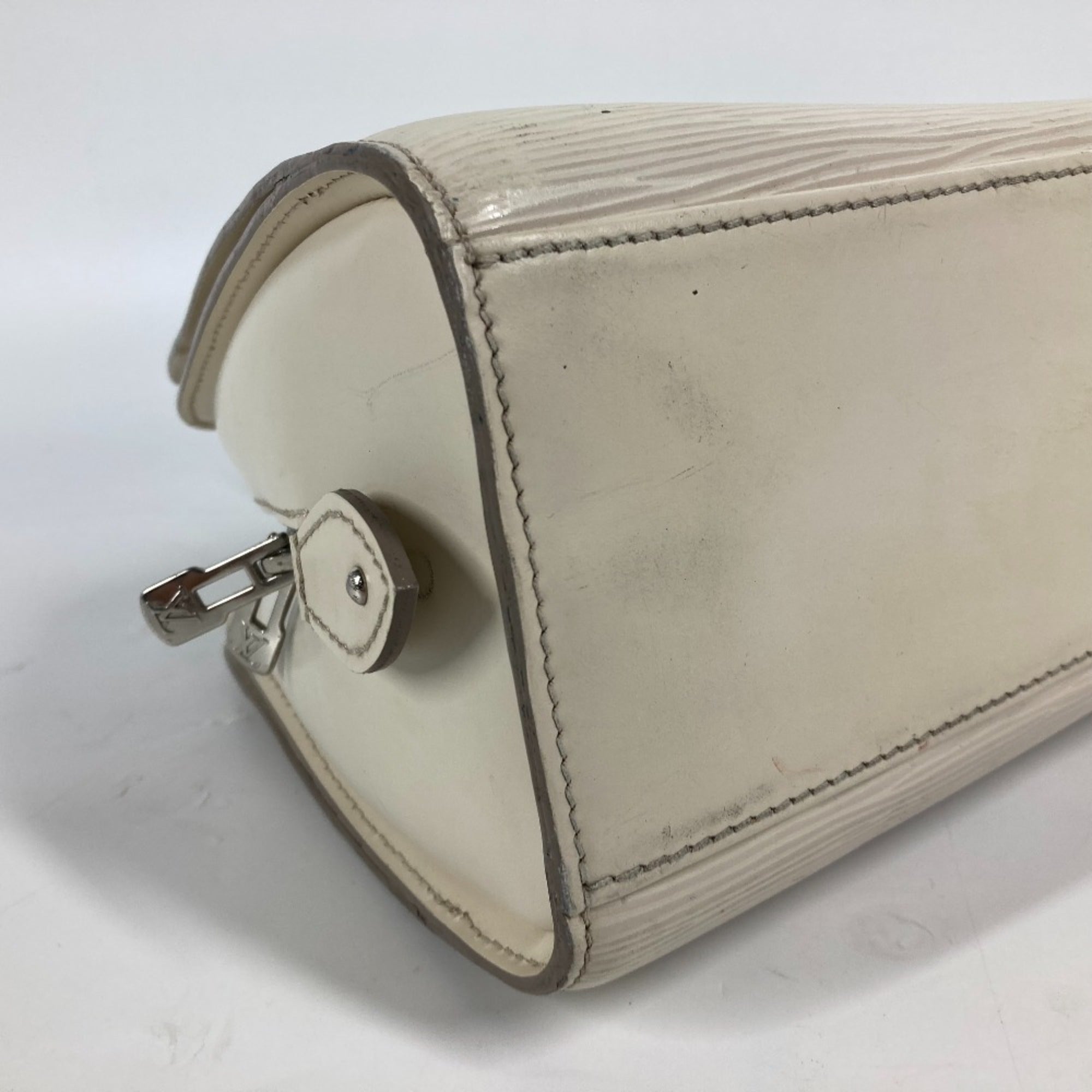 Louis Vuitton Lv Off White White Epi Leather Boston Bag Handbag (Pre-Owned)