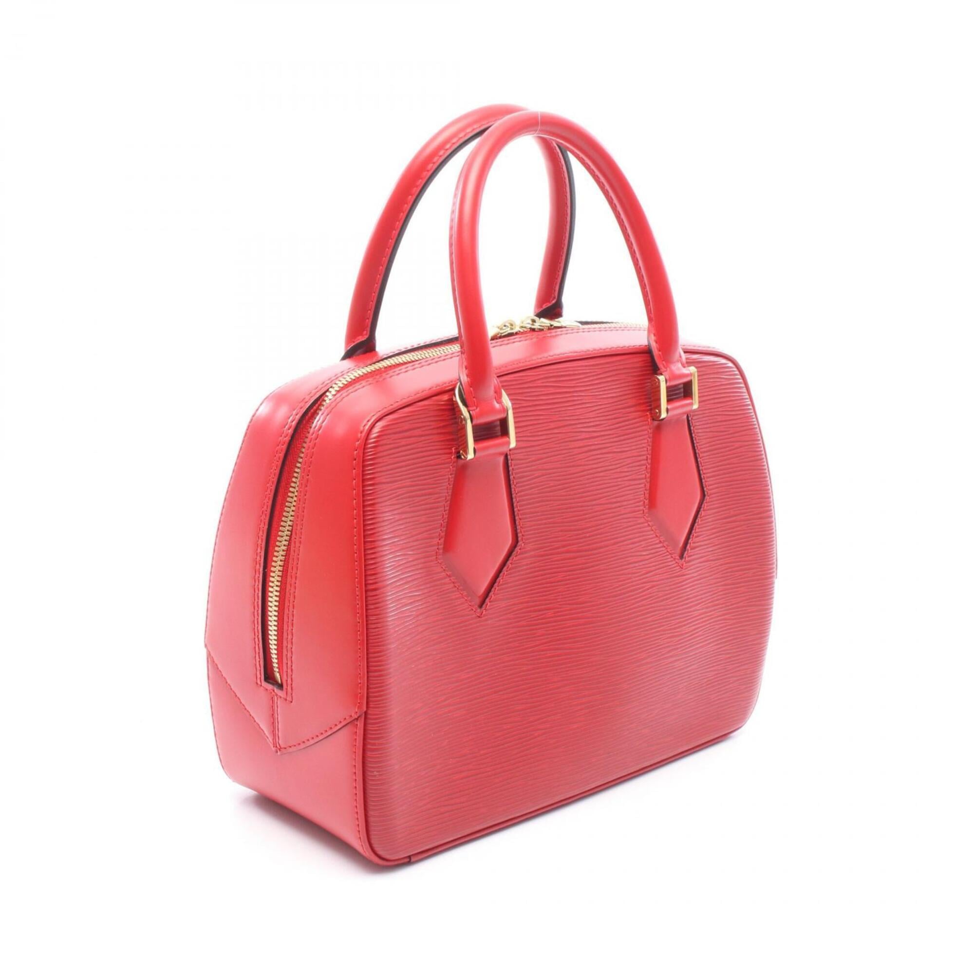 Louis Vuitton Red Color Epi Leather Handbag (Pre-Owned)