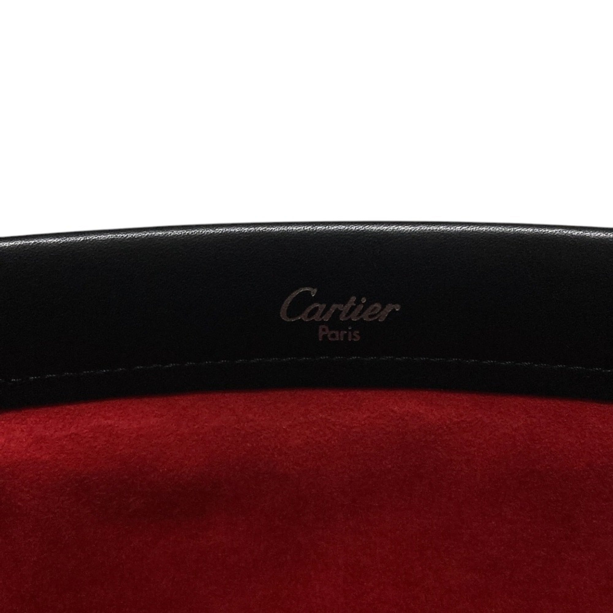 Cartier Trinity Black Leather Handbag (Pre-Owned)