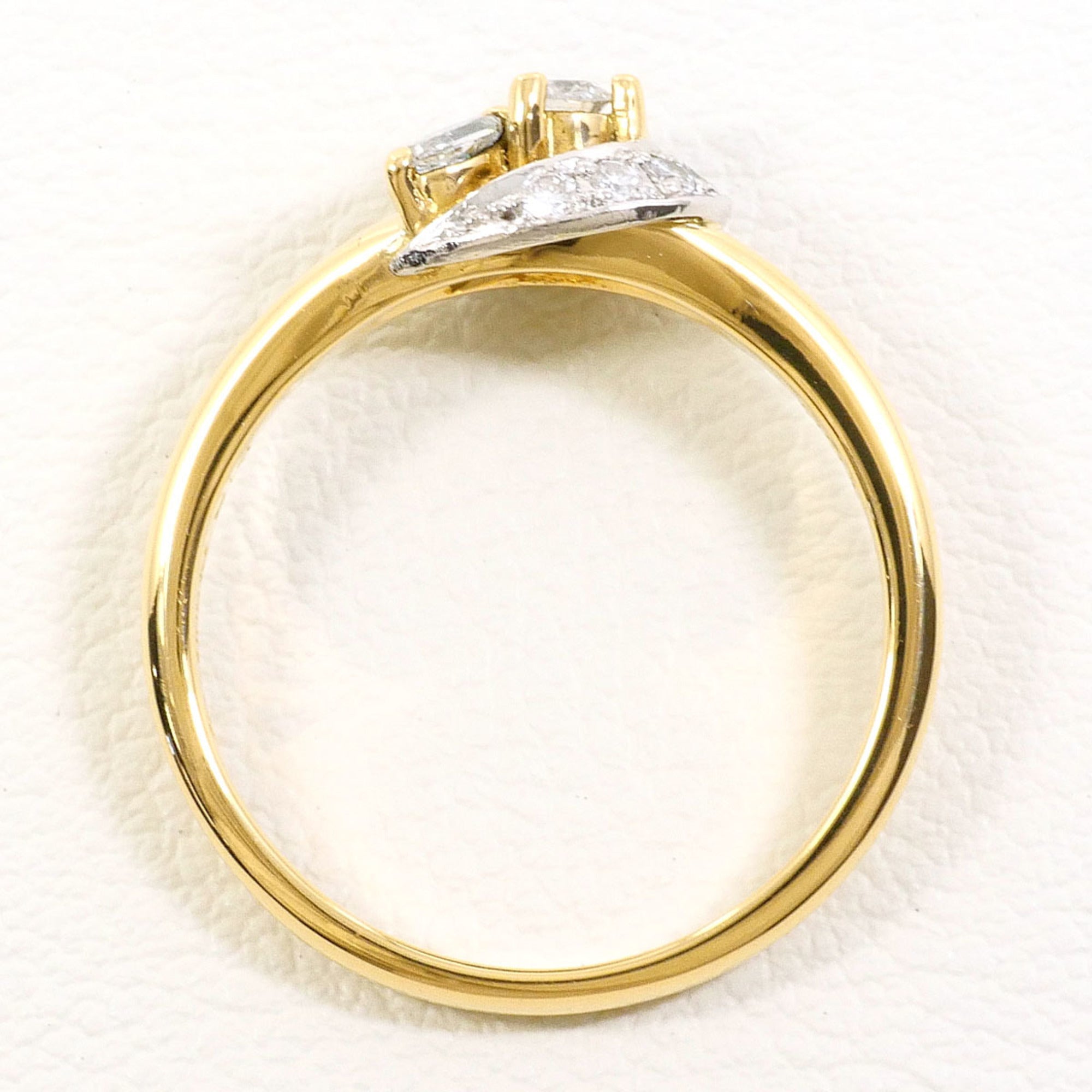 Unbranded Platinum Yellow Gold Yellow Gold (18K) Platinum 900 Band Ring (Pre-Owned)