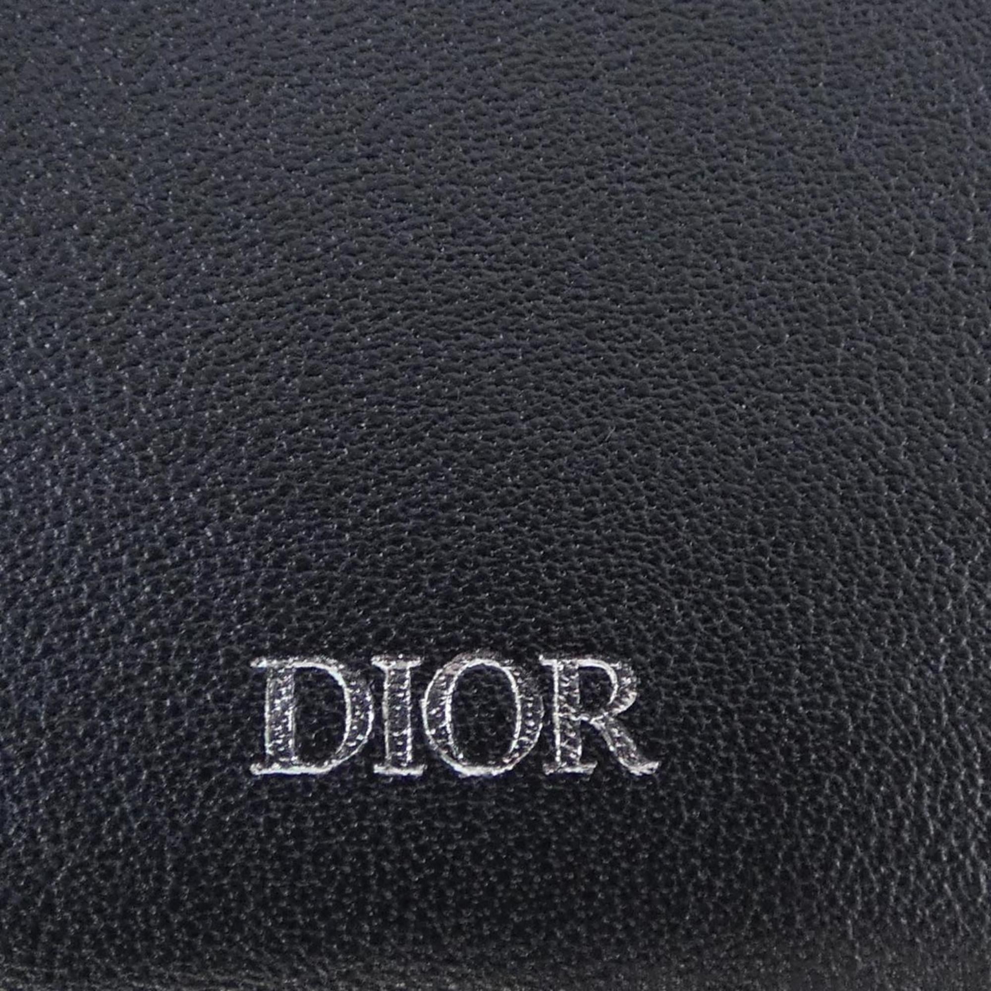 Christian Dior Black Long Wallet (Bi-Fold) (Pre-Owned)