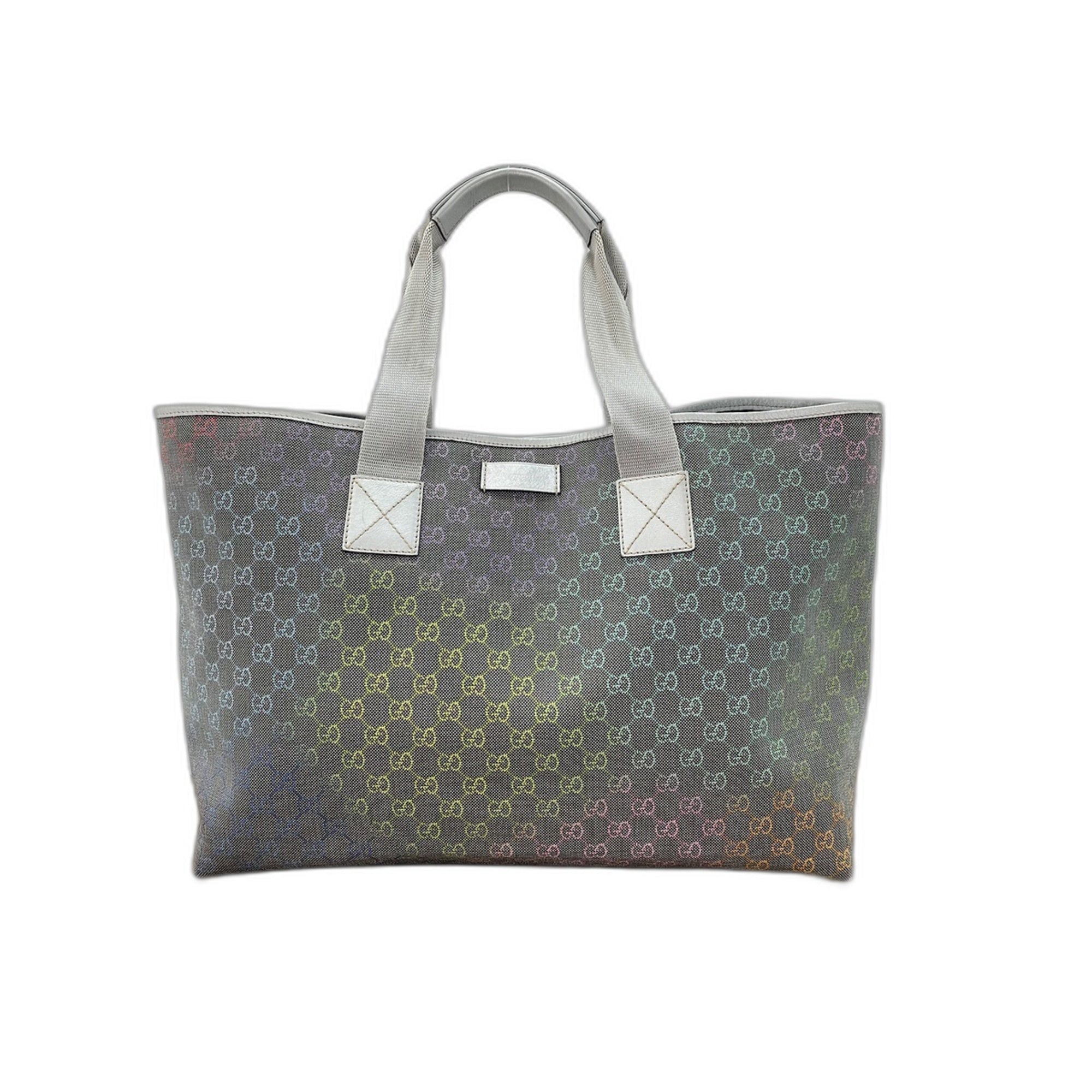 Gucci Gray Gg Supreme Tote Bag (Pre-Owned)