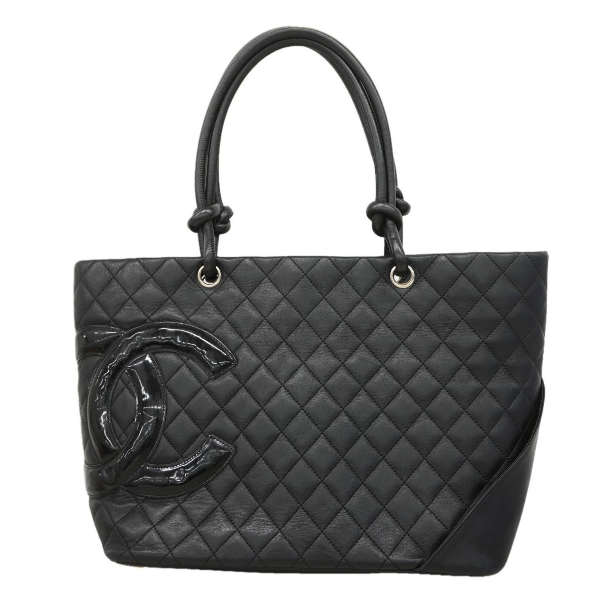 Chanel Black Leather Tote Bag (Pre-Owned)
