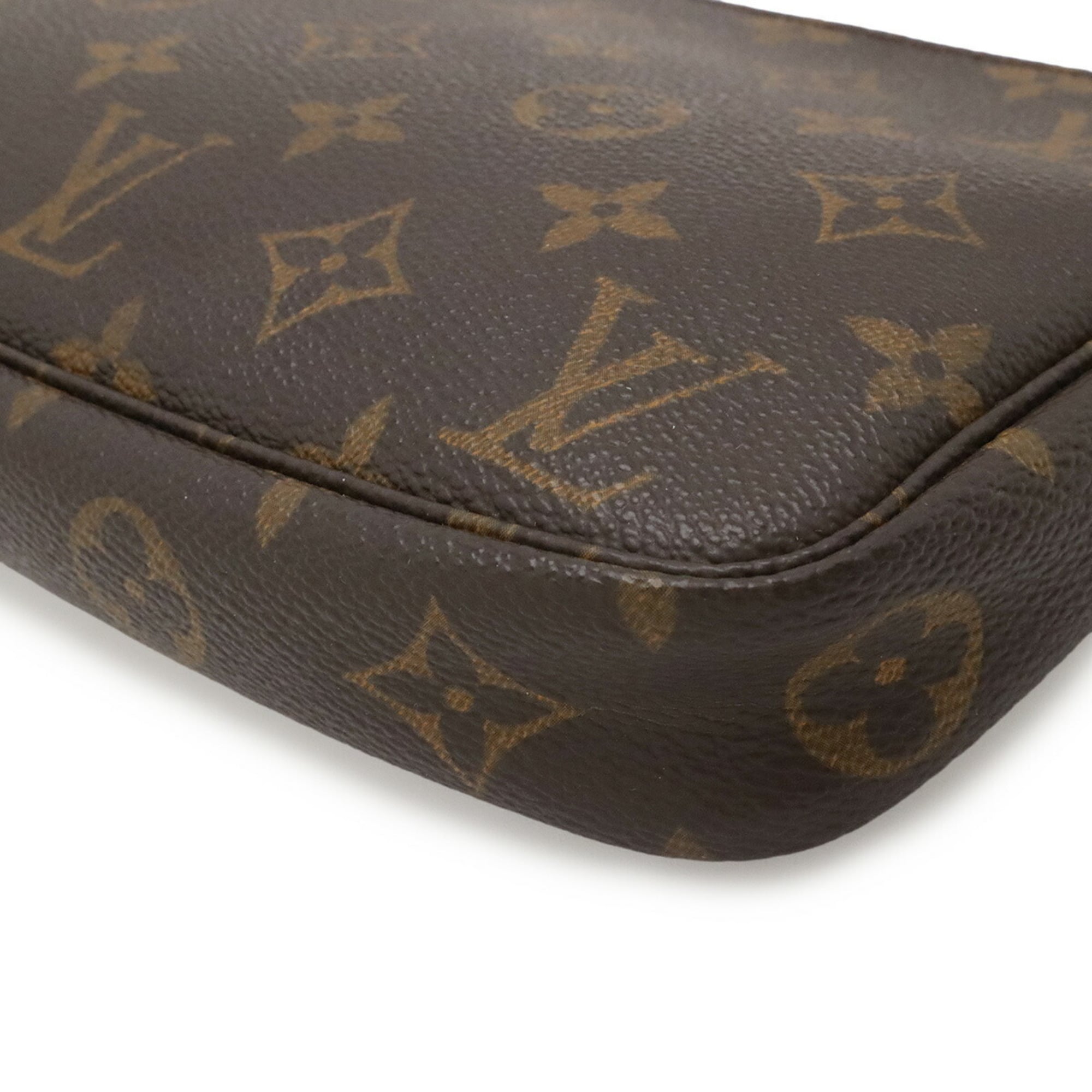 Louis Vuitton Brown Galle Monogram Monogram Handbag Pochette Pouch (Pre-Owned)