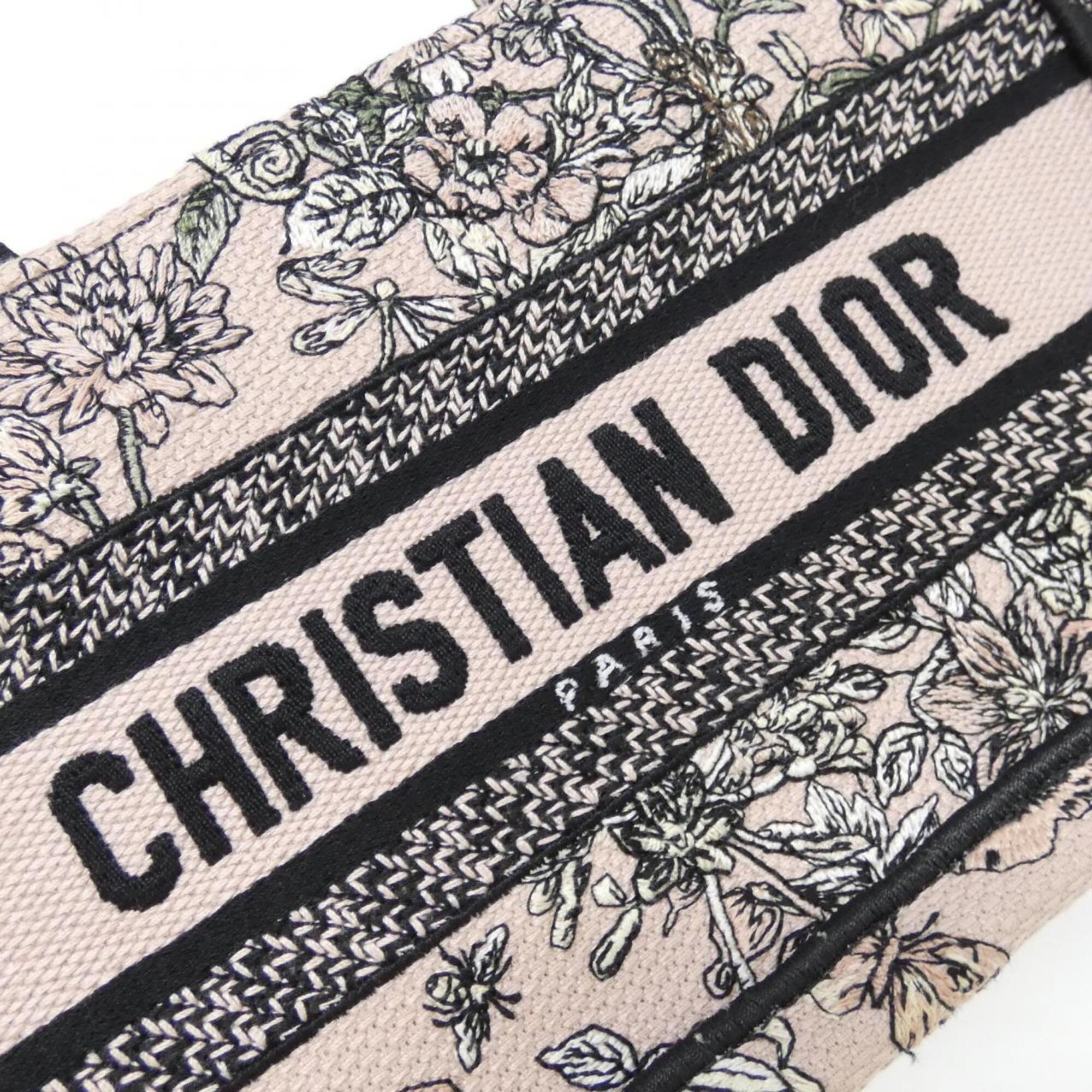 Christian Dior Pink Canvas Handbag (Pre-Owned)