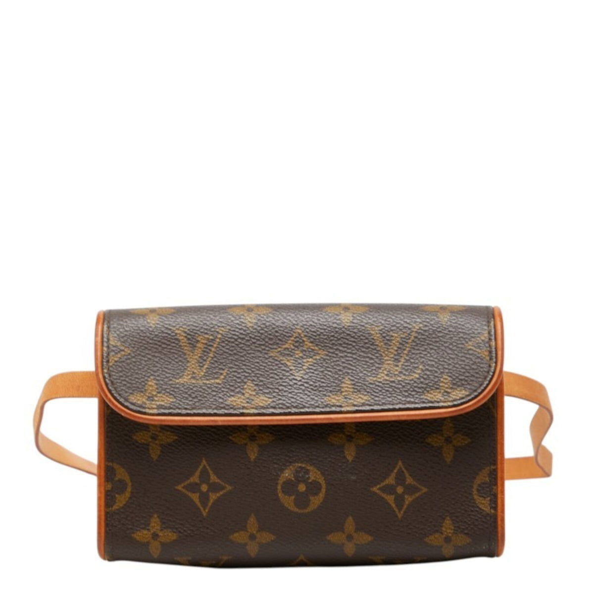 Louis Vuitton Brown Pvc Leather Fanny Pack Shoulder Bag (Pre-Owned)