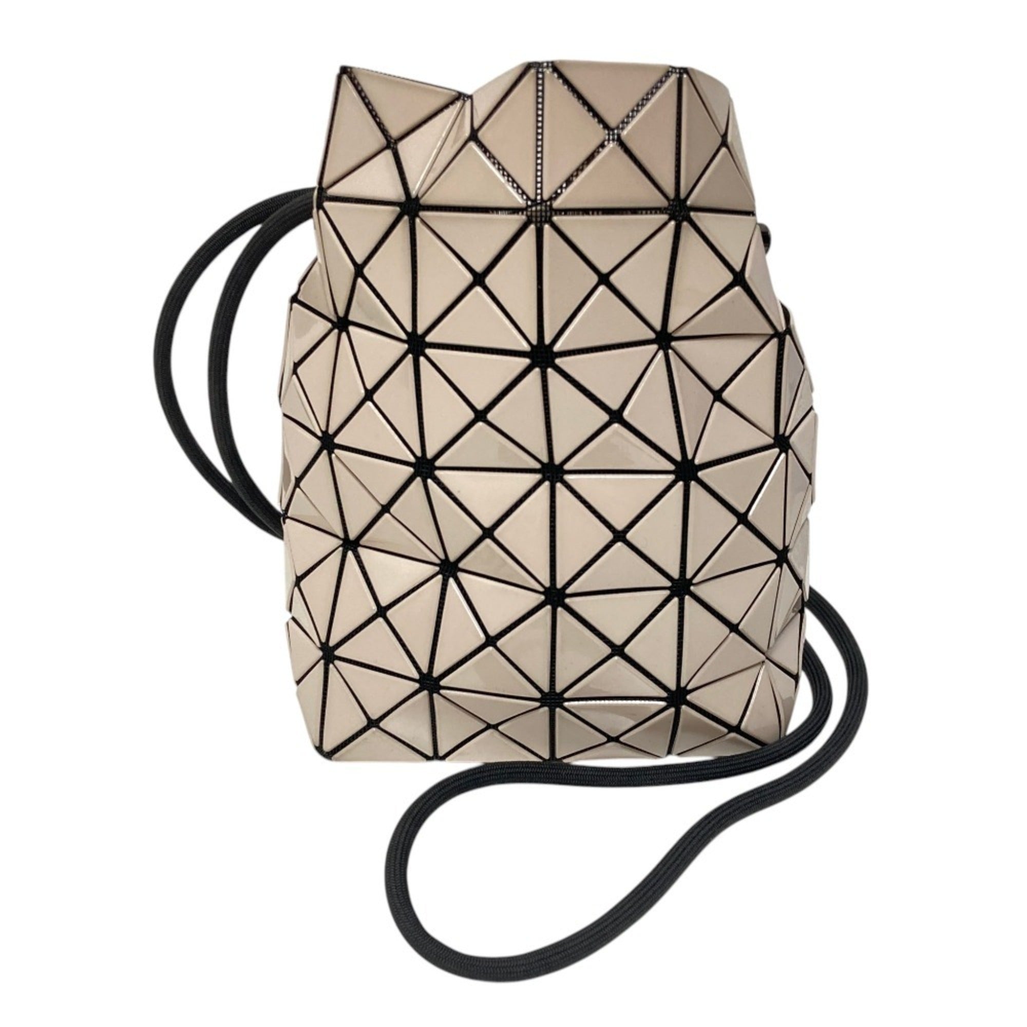 Bao Bao Issey Miyake Beige Shoulder Bag (Pre-Owned)