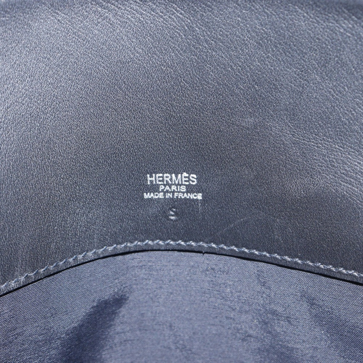 Hermes Black Canvas Pouch (Pre-Owned)