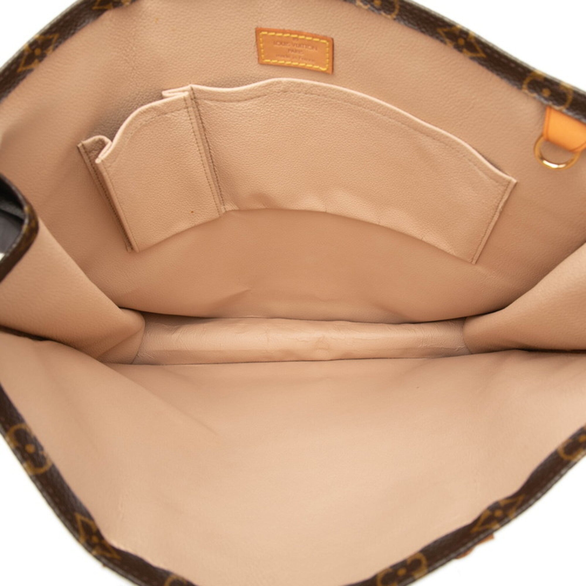 Louis Vuitton Monogram Brown Pvc Leather Handbag Tote Bag (Pre-Owned)