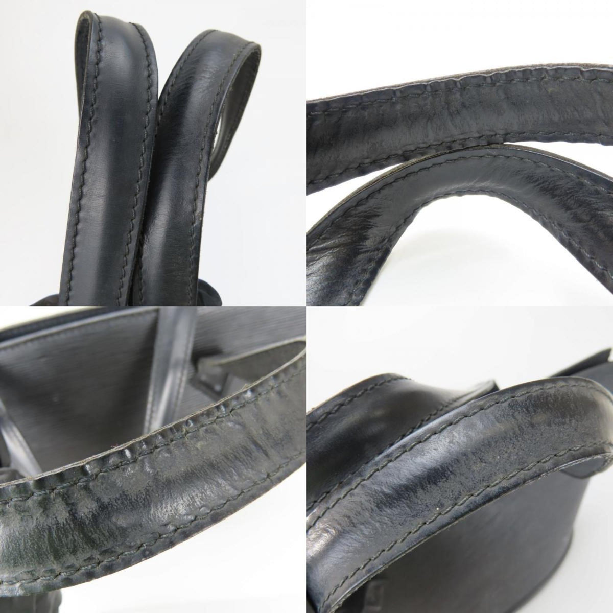 Louis Vuitton Black Noir Epi Leather Tote Bag (Pre-Owned)
