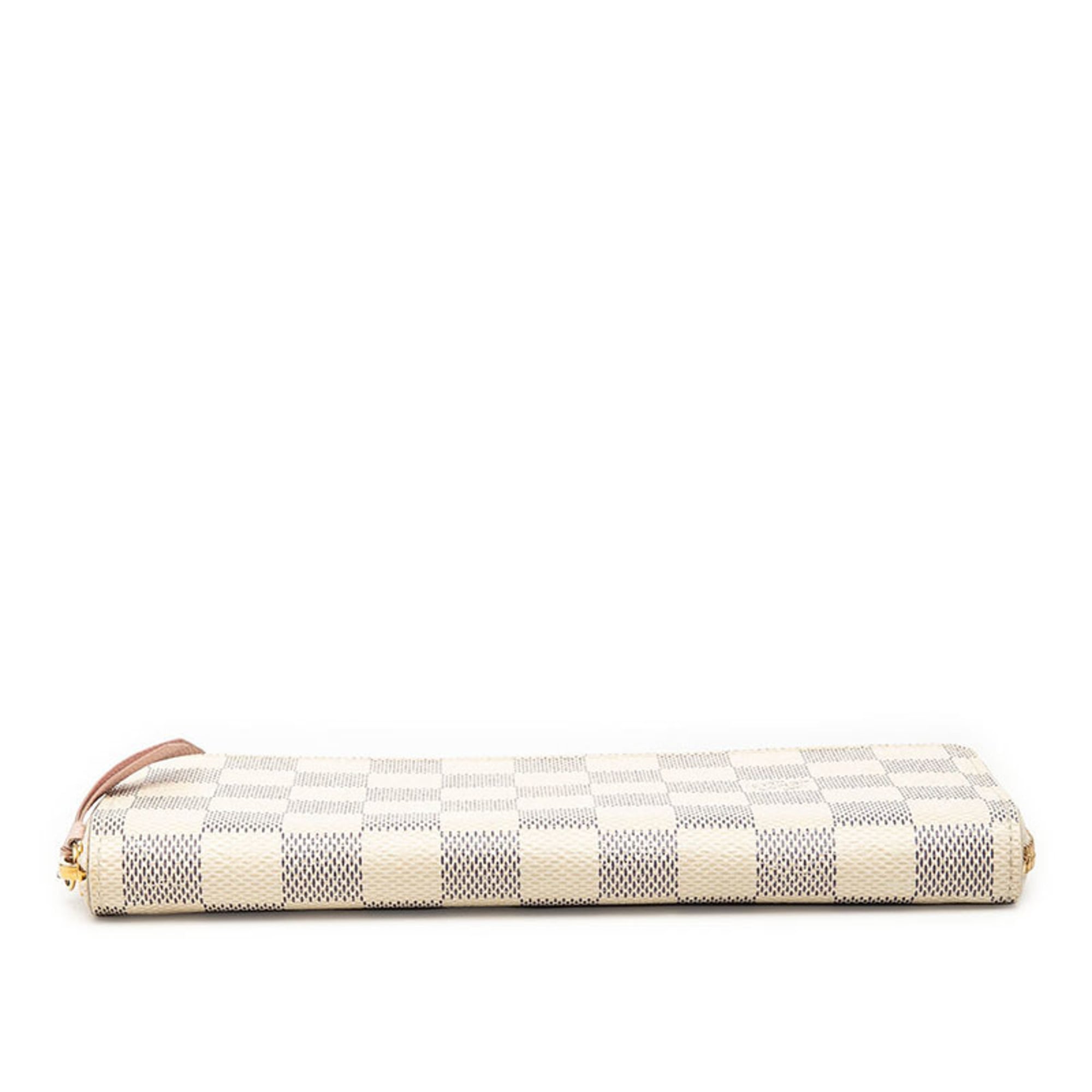 Louis Vuitton Rose Ballerine White Pvc Long Wallet (Bi-Fold) (Pre-Owned)