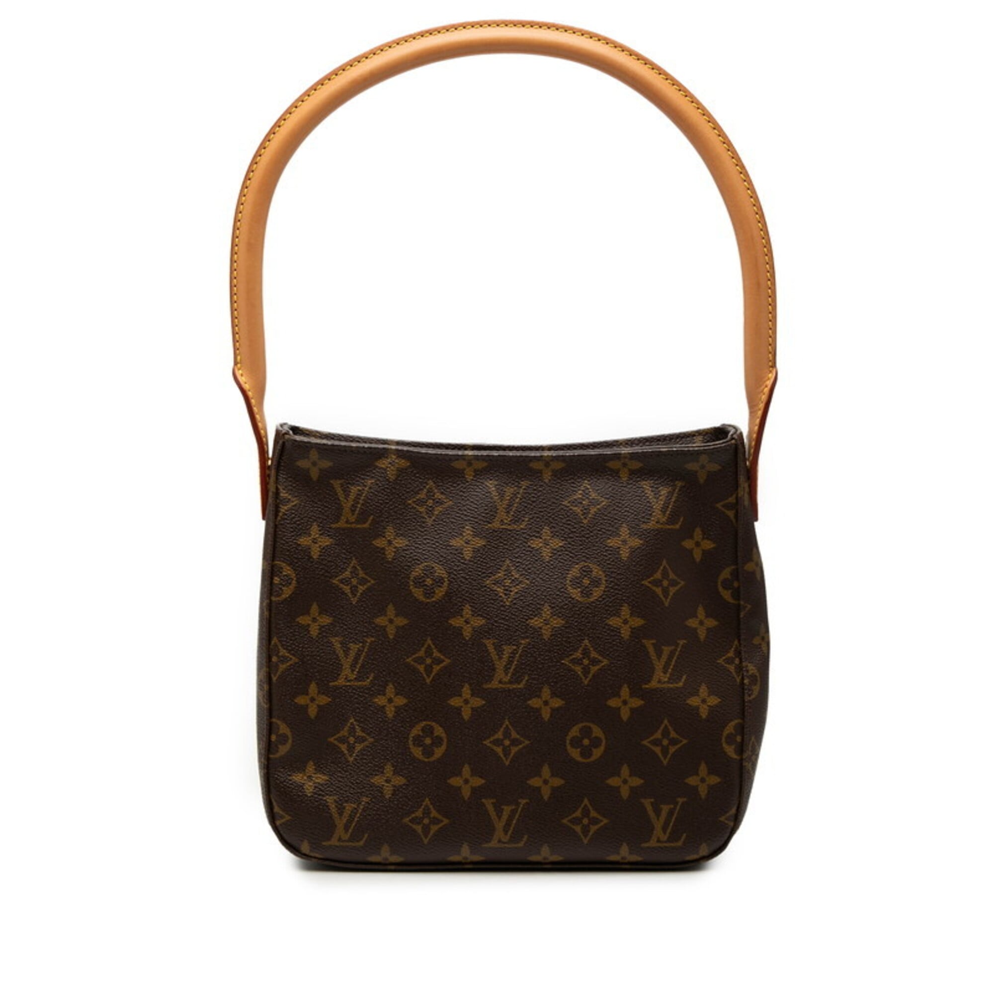 Louis Vuitton Brown Pvc Leather Handbag Shoulder Bag (Pre-Owned)