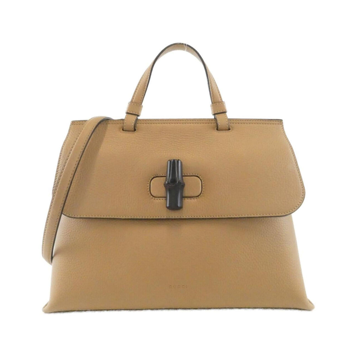 Gucci Beige Leather Handbag (Pre-Owned)