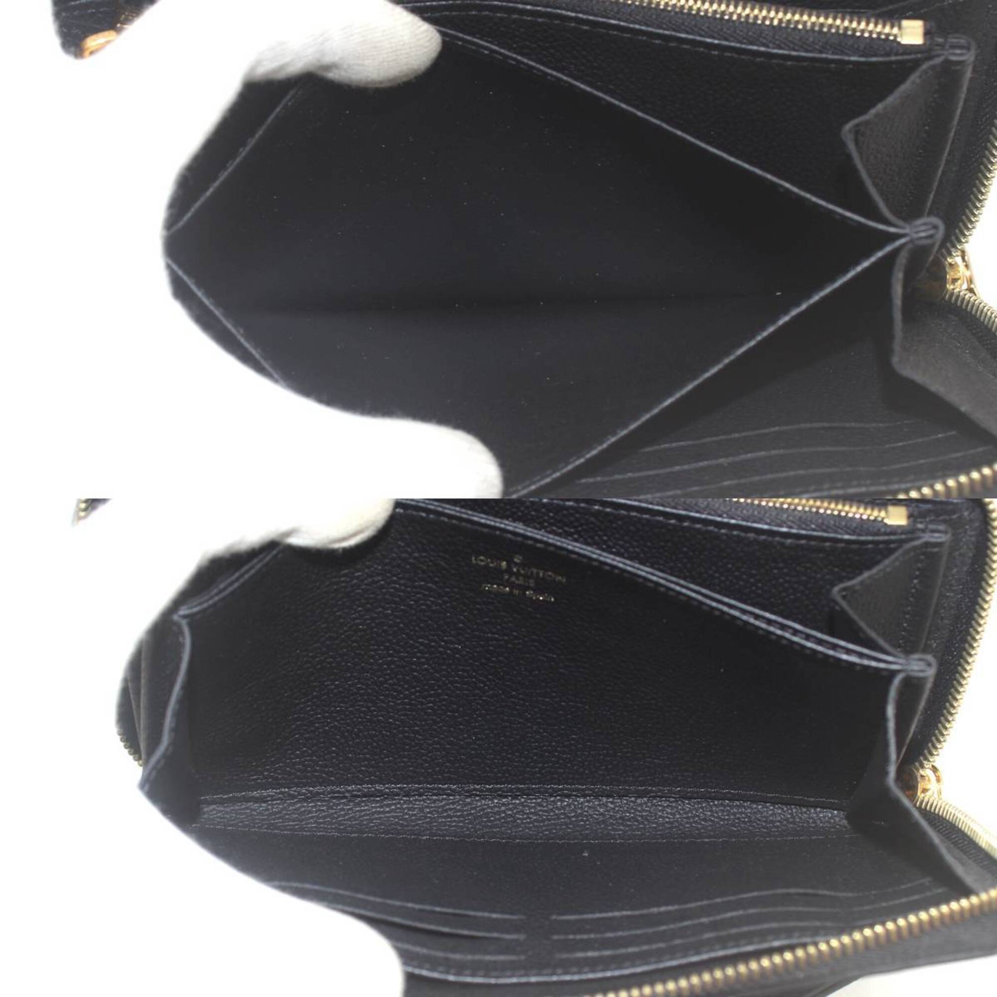 Louis Vuitton Monogram Empreinte Black Monogram Empreinte Long Wallet (Bi-Fold) (Pre-Owned)