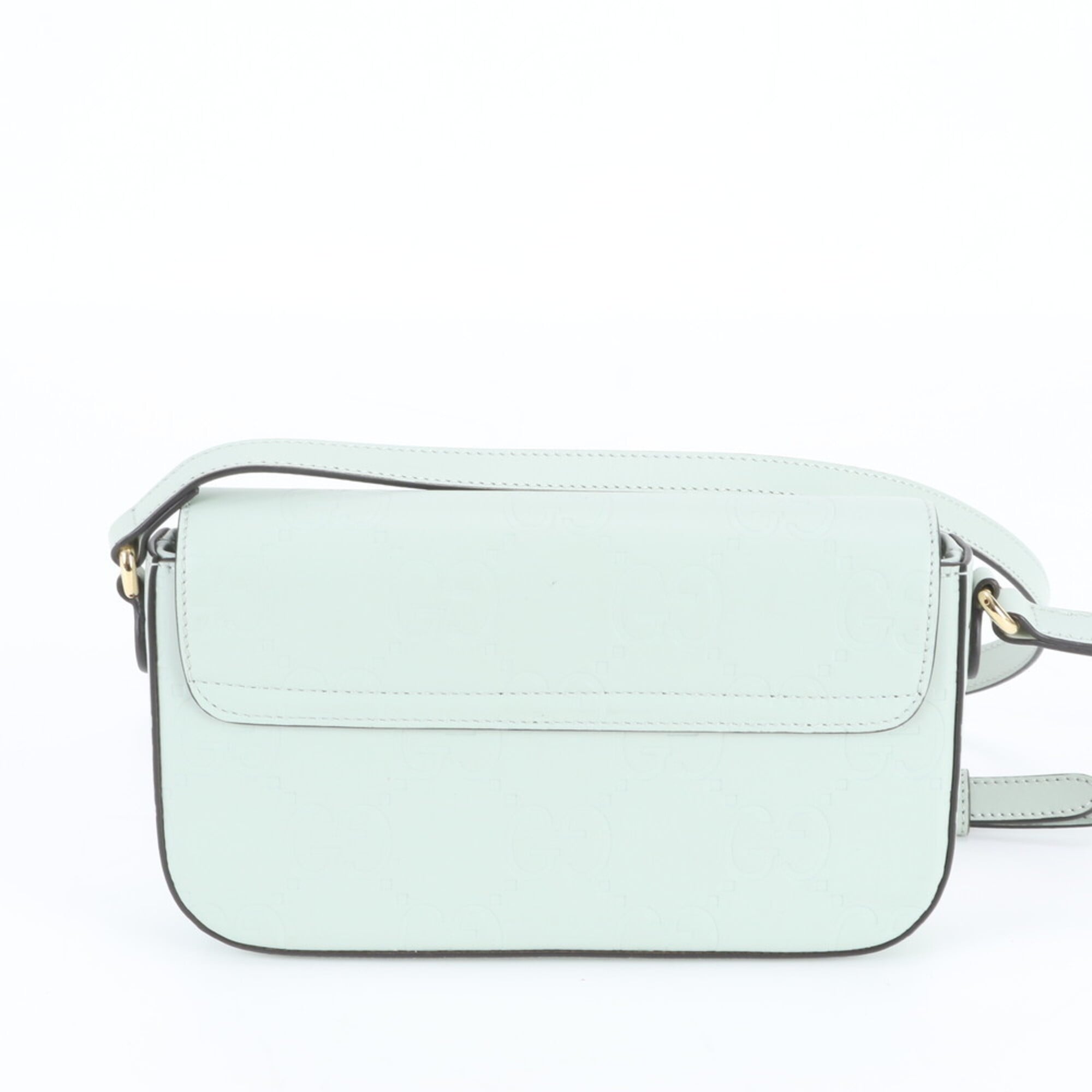 Gucci Emerald Green Leather Shoulder Bag Tote Bag (Pre-Owned)