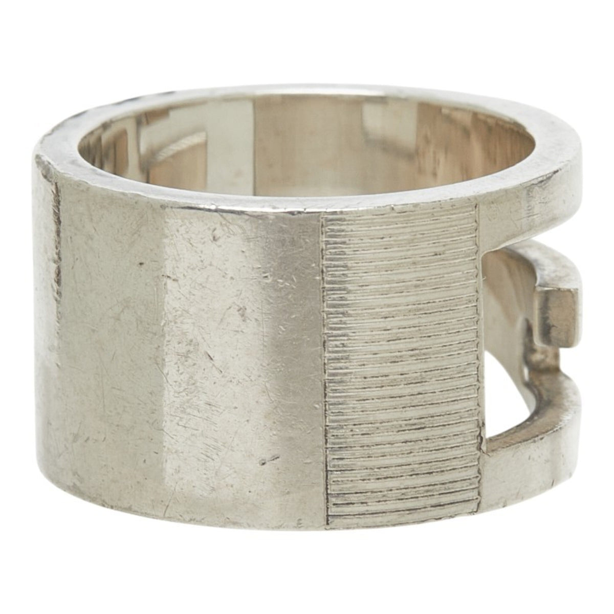 Gucci Silver Silver 925 Band Ring (Pre-Owned)