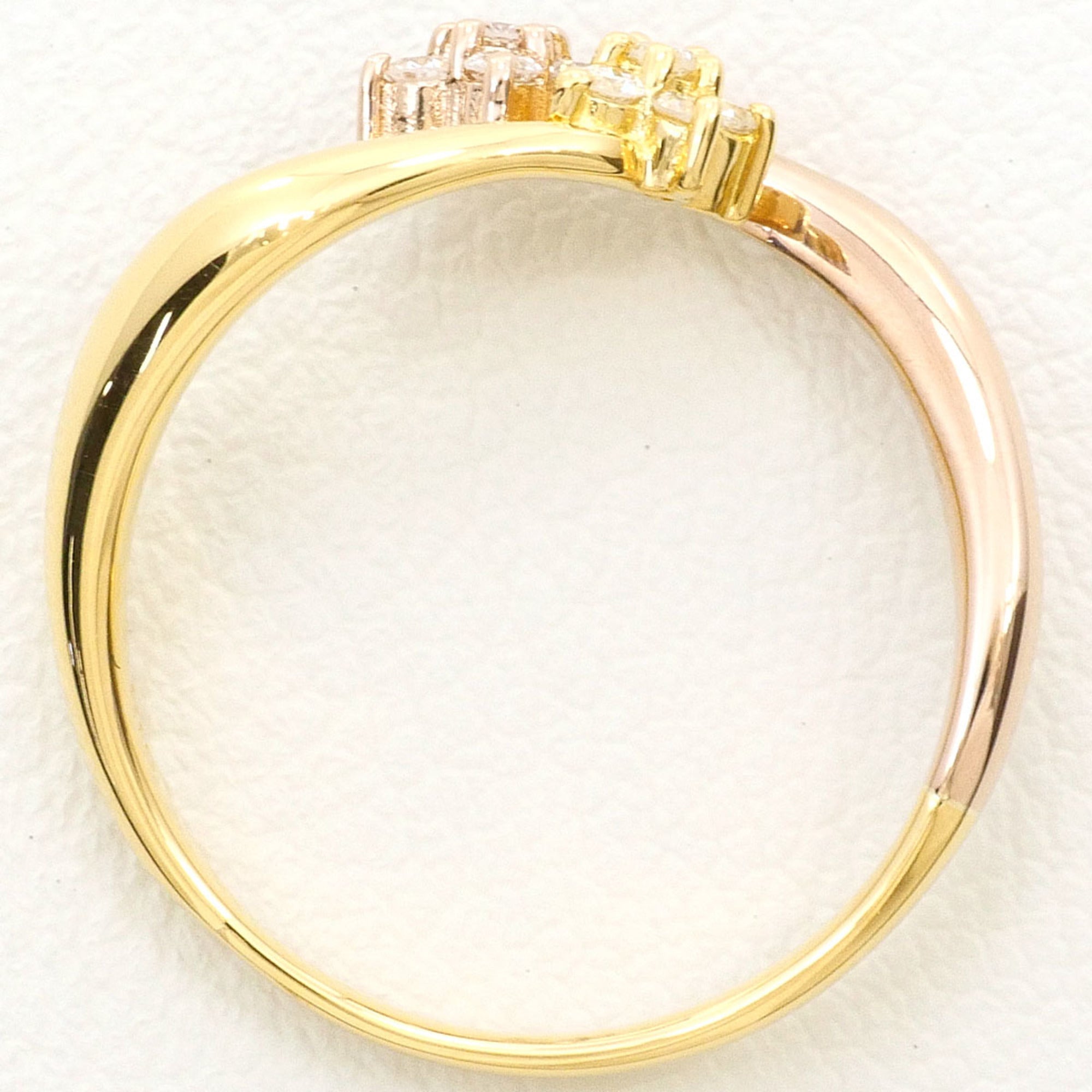 Unbranded Pink Gold Yellow Gold Yellow Gold (18K) Pink Gold (18K) Band Ring (Pre-Owned)