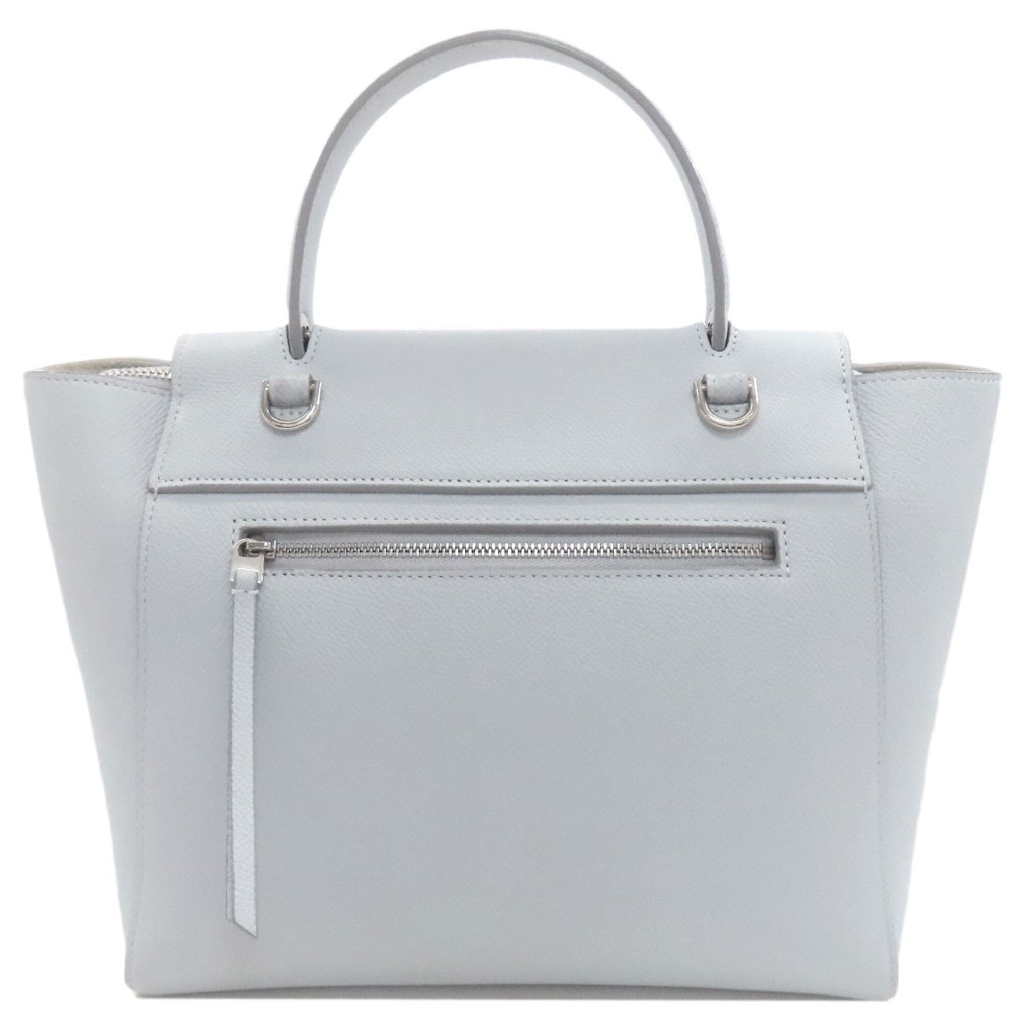 Celine Light Blue Leather Handbag (Pre-Owned)