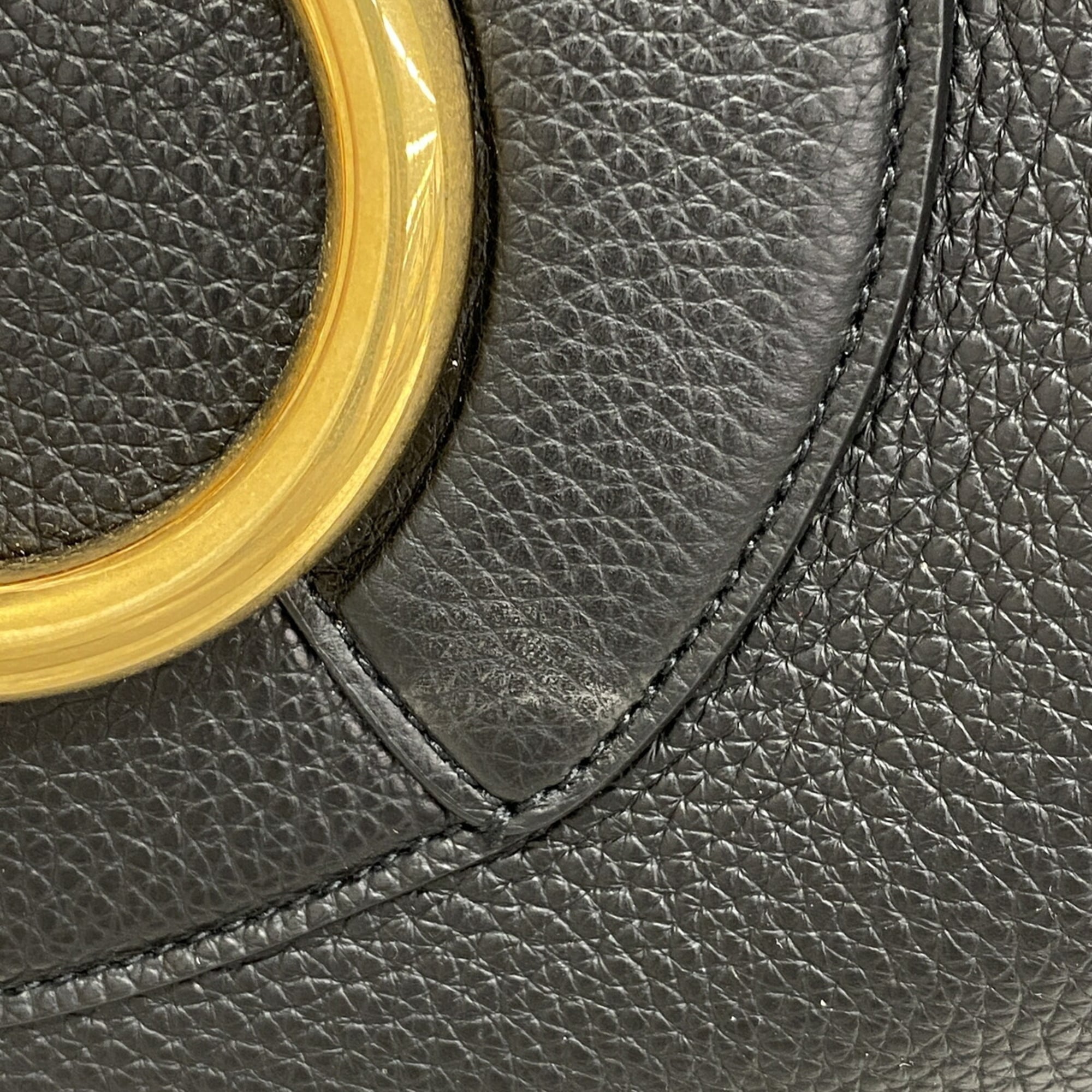 Salvatore Ferragamo Black Leather Tote Bag (Pre-Owned)