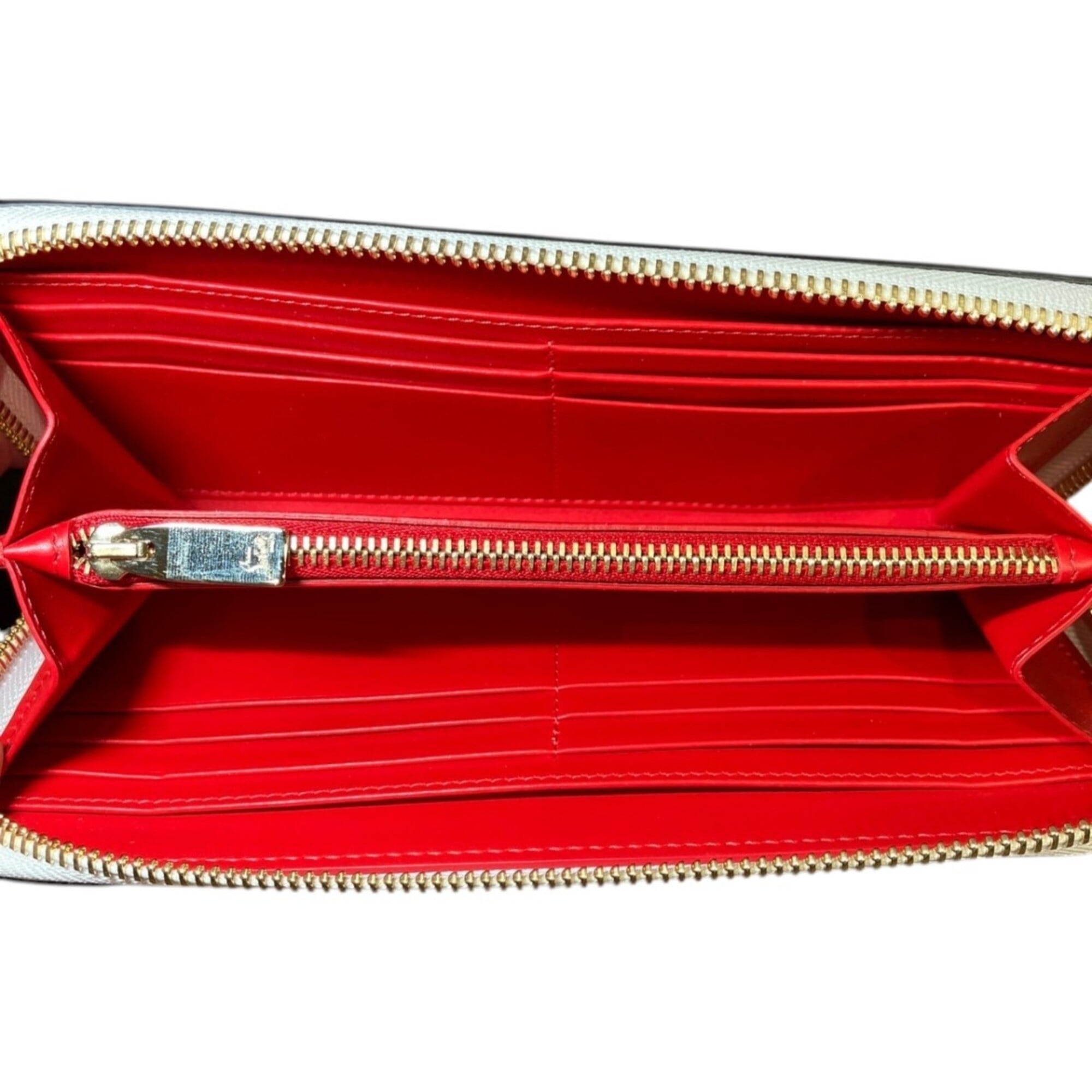 Christian Louboutin Multi-Color White Metal Leather Long Wallet (Bi-Fold) (Pre-Owned)