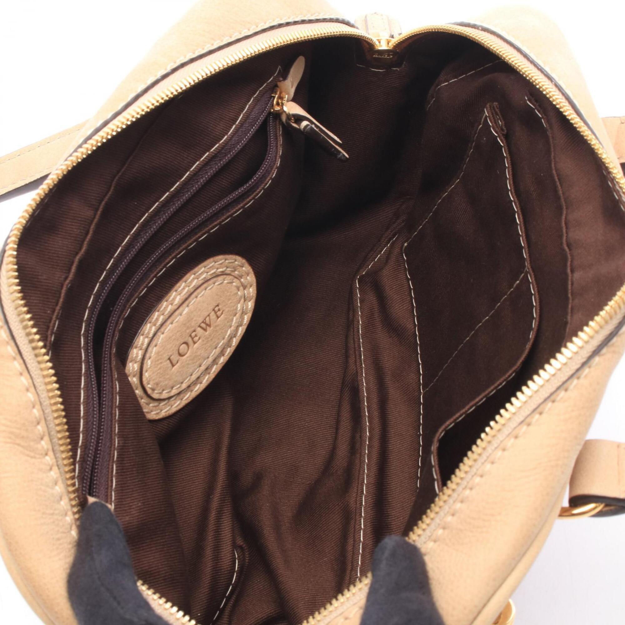 Loewe Beige Leather Handbag (Pre-Owned)