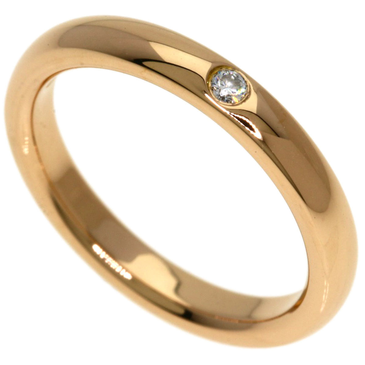Tiffany Stacking Pink Gold (18K) Band Ring (Pre-Owned)
