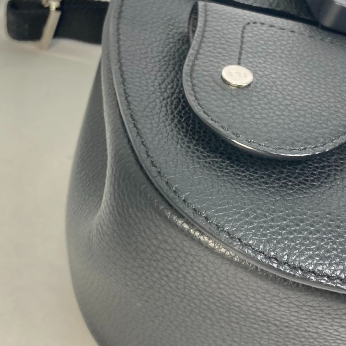 Christian Dior Black Leather Backpack (Pre-Owned)